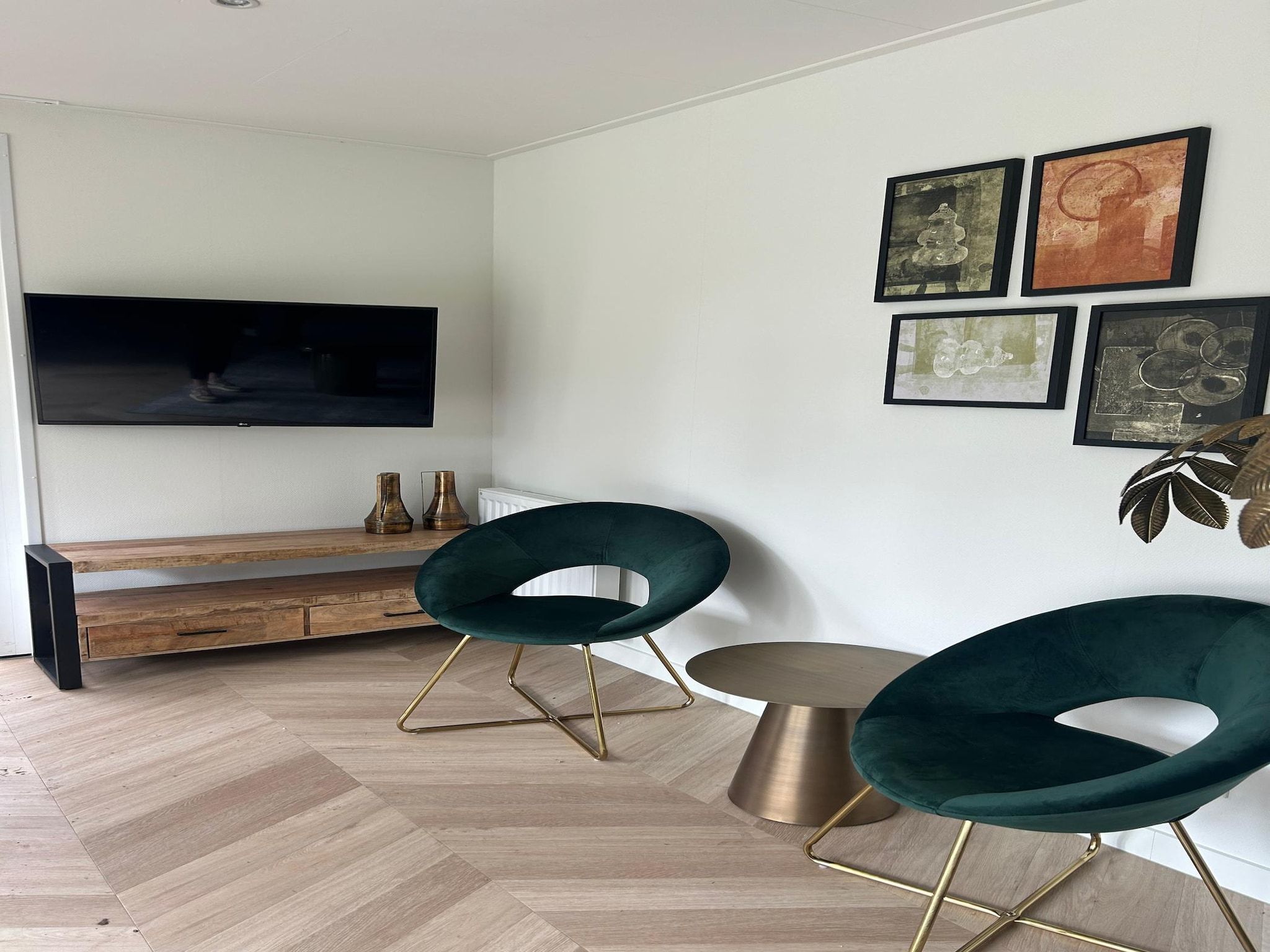 De woonkamer van De Steppe 8 pax - 7 in Ulicoten