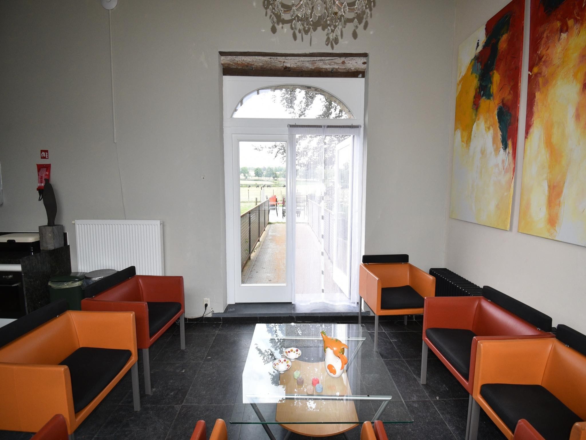 Het uitzicht vanaf Meschermolen 14 in Mesch-Eijsden