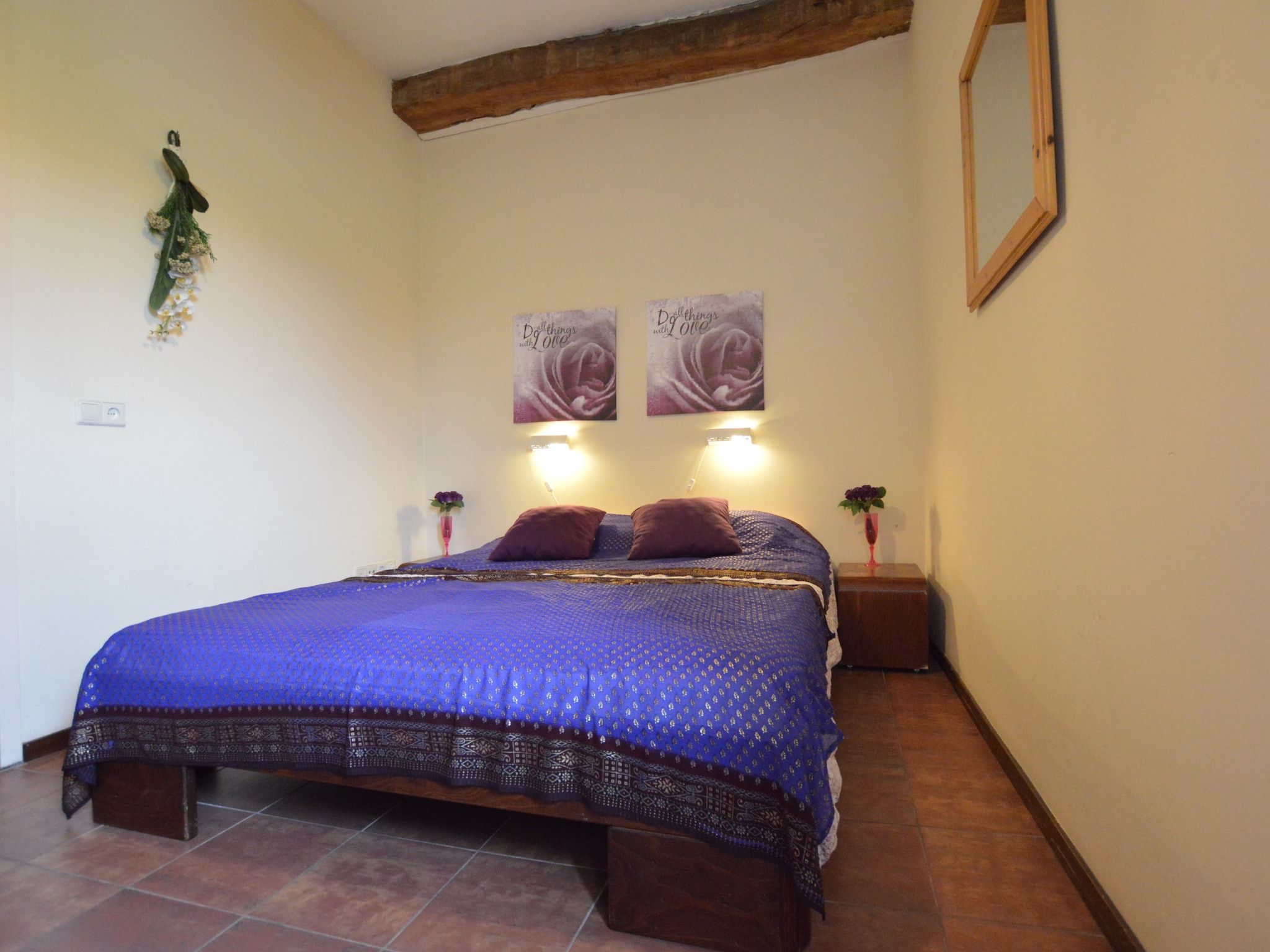 Een slaapkamer van Meschermolen 13 in Mesch-Eijsden