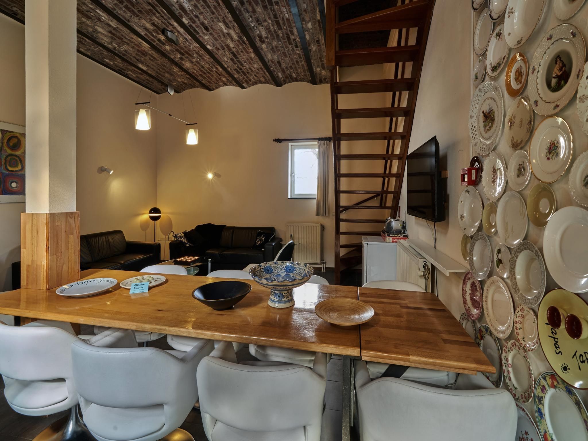 De eetkamer van Meschermolen 13 in Mesch-Eijsden