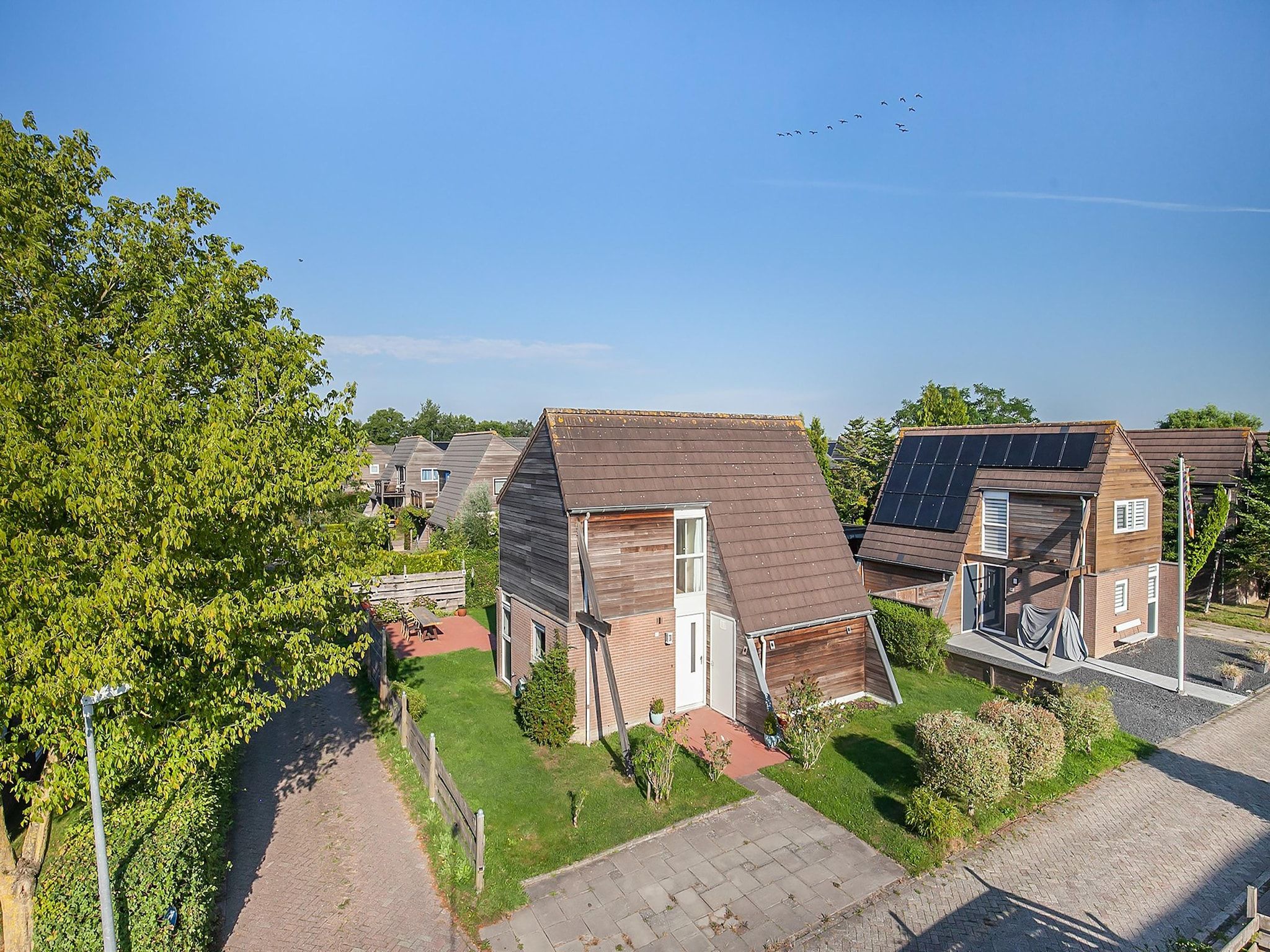 De buitenkant van Combinatiewoningen Wolters in grou