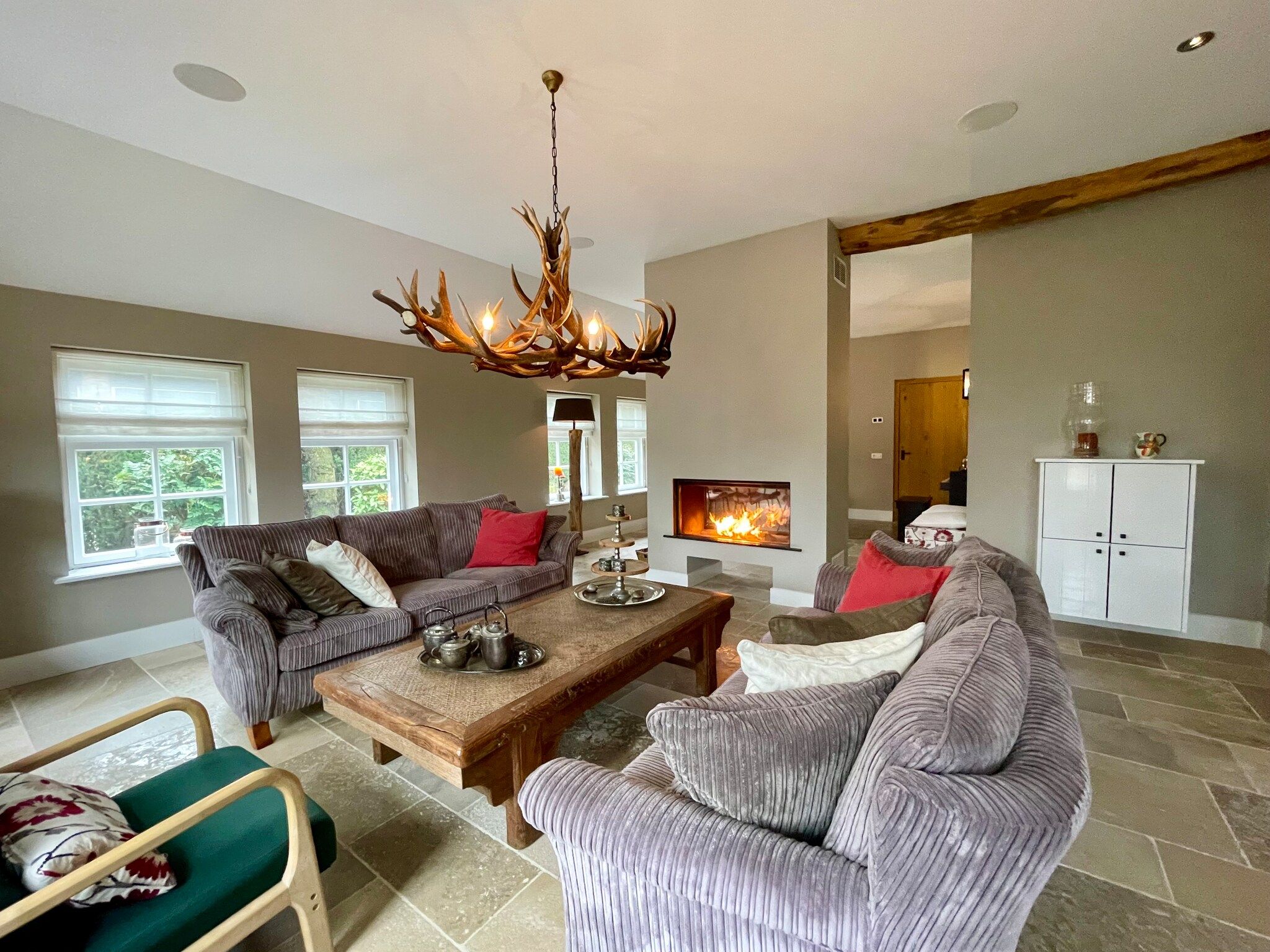 De woonkamer van de Binnenhof in Vriezenveen