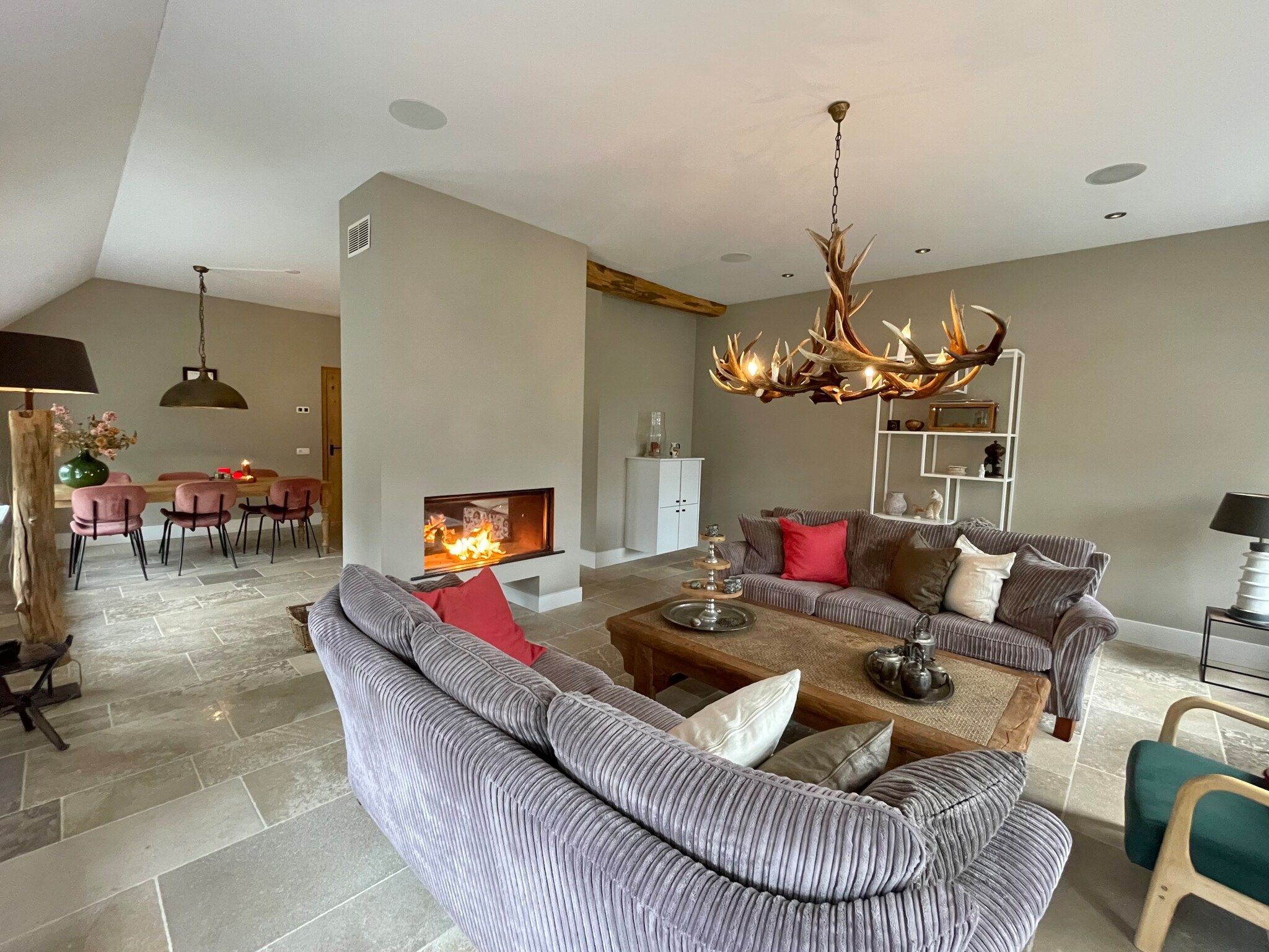 De woonkamer van de Binnenhof in Vriezenveen