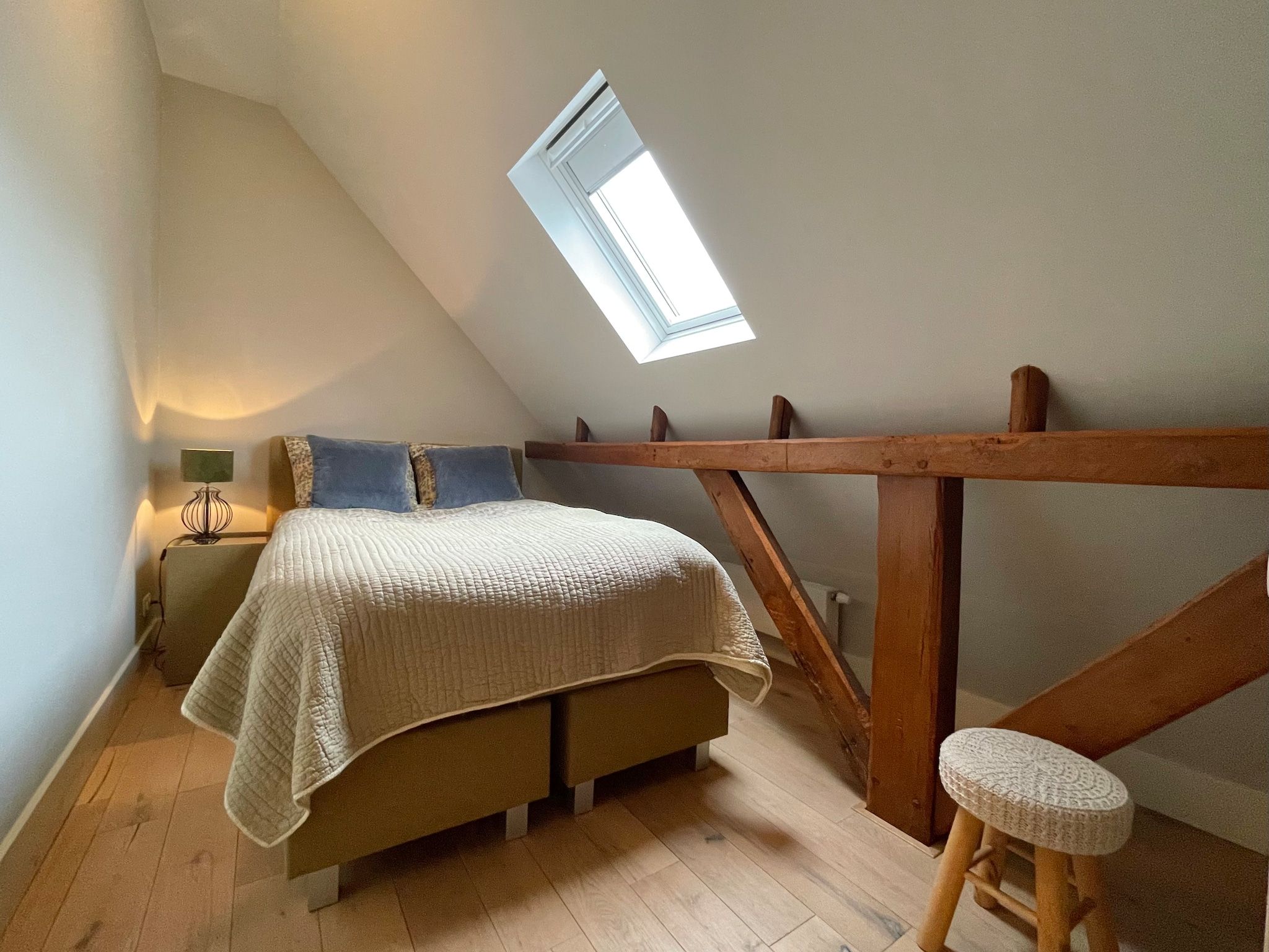 Een slaapkamer van de Binnenhof in Vriezenveen