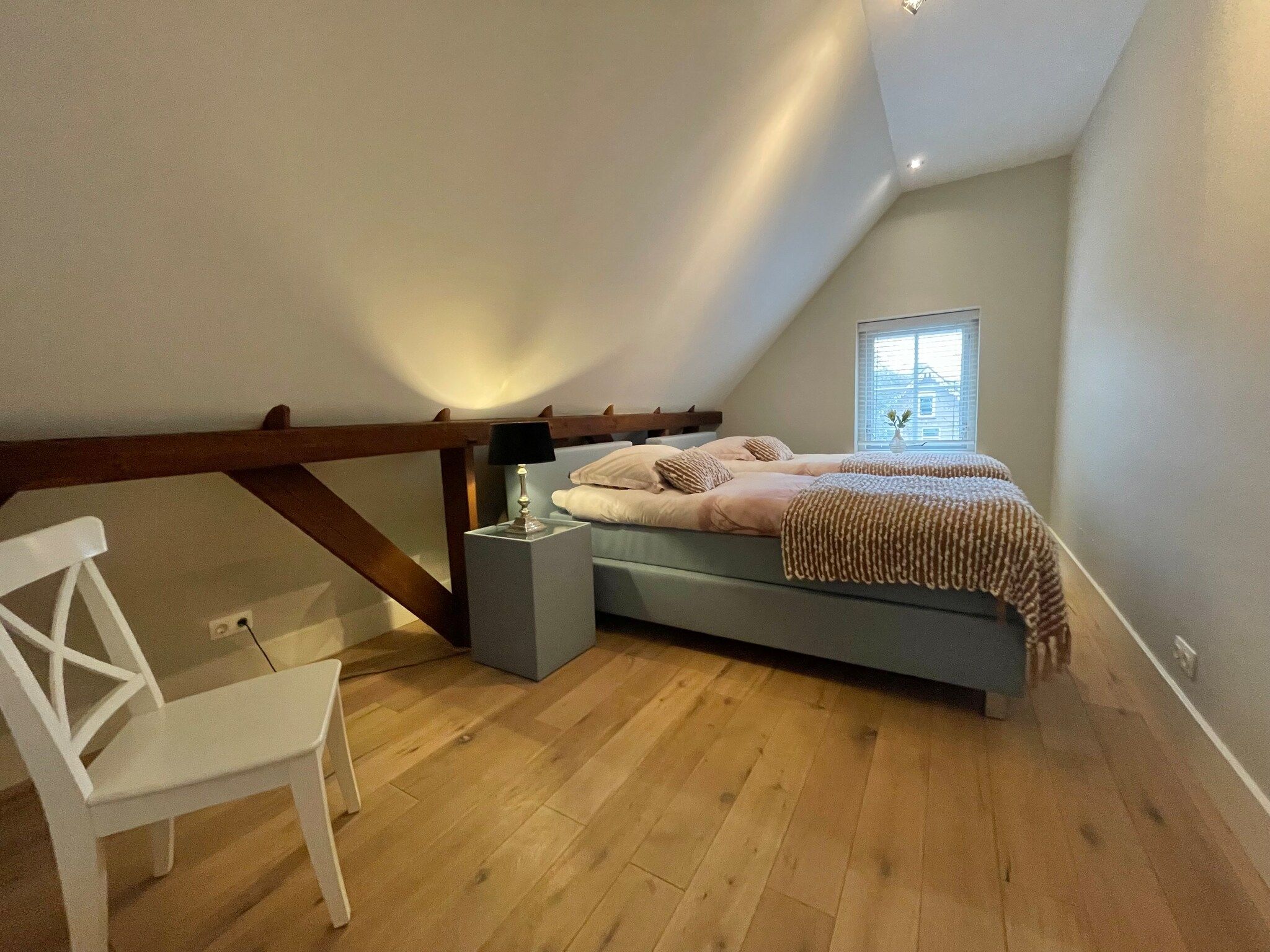 Een slaapkamer van de Binnenhof in Vriezenveen