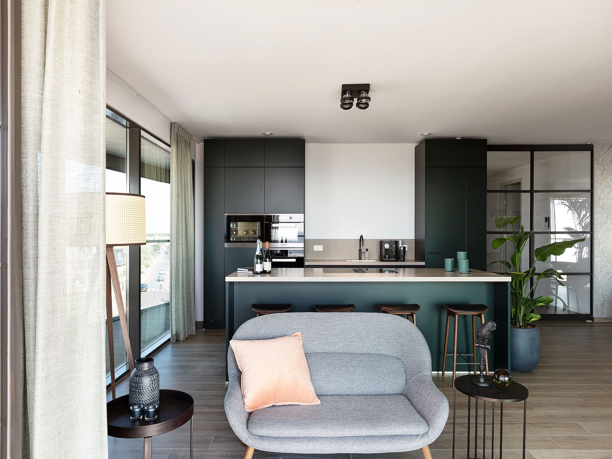 De keuken van Droomsuites Egmond aan Zee - 8 person apartment in Egmond aan Zee