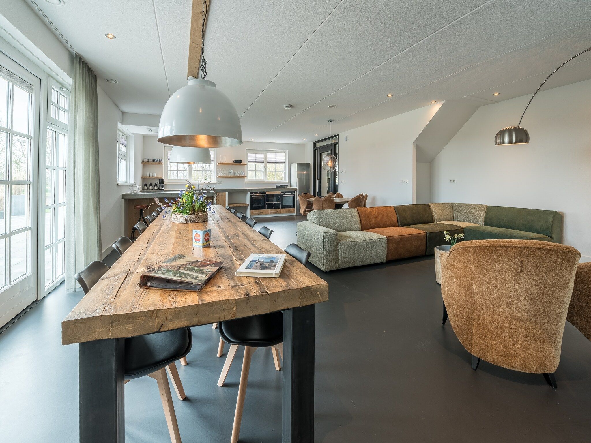 De eetkamer van Duynweelde Texel in Den Burg