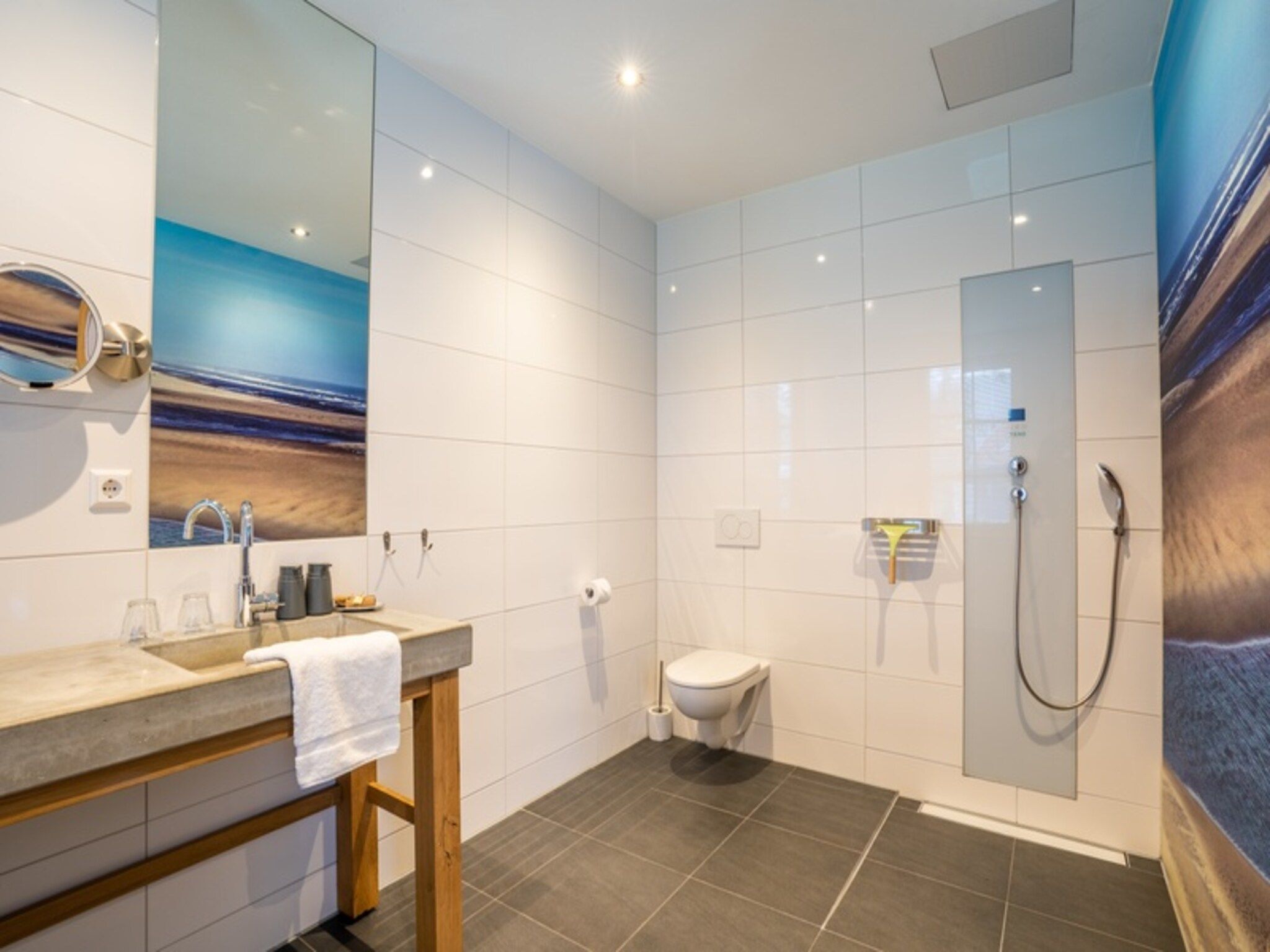 De badkamer van Duynweelde Texel in Den Burg