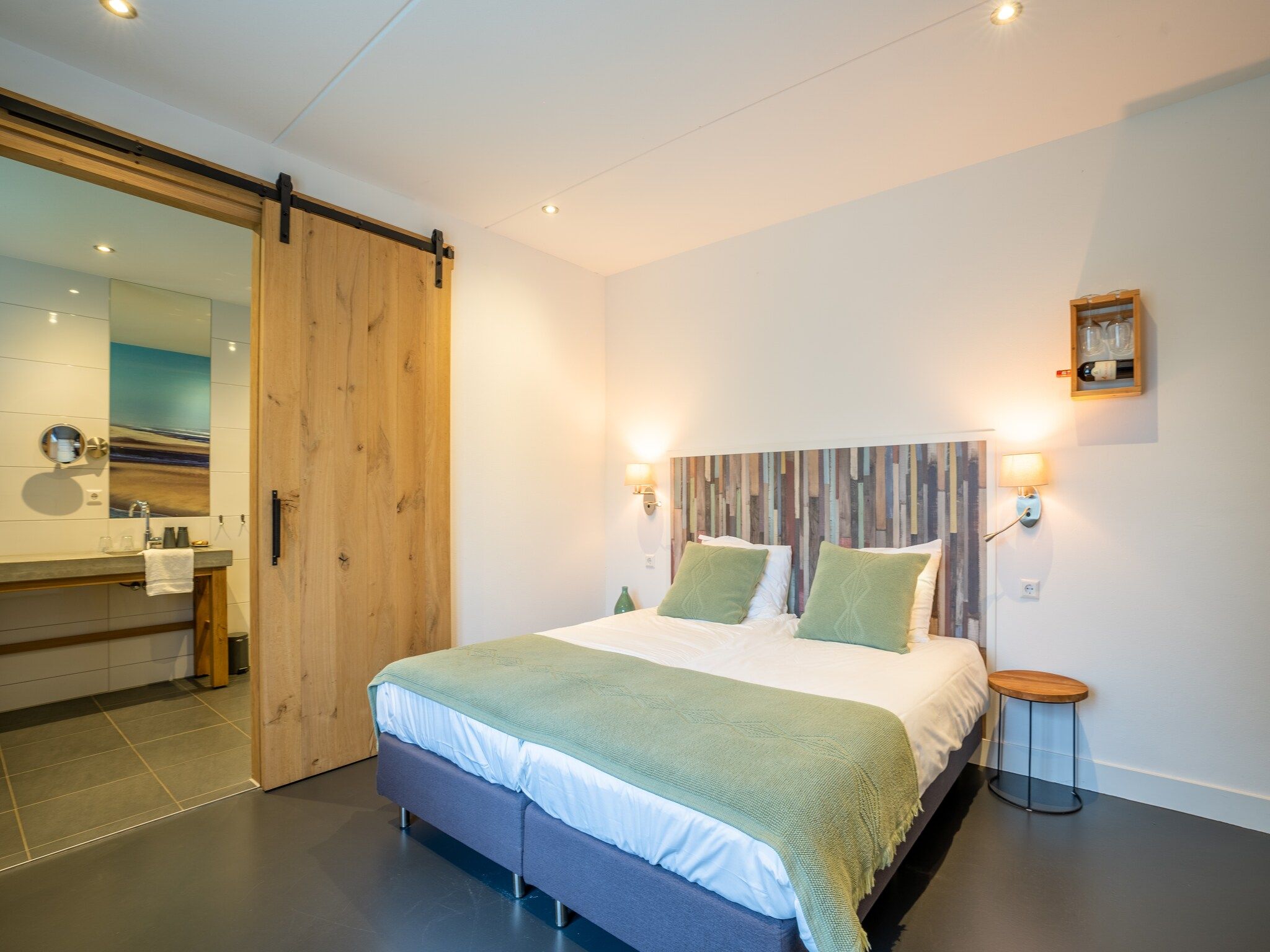 Een slaapkamer van Duynweelde Texel in Den Burg