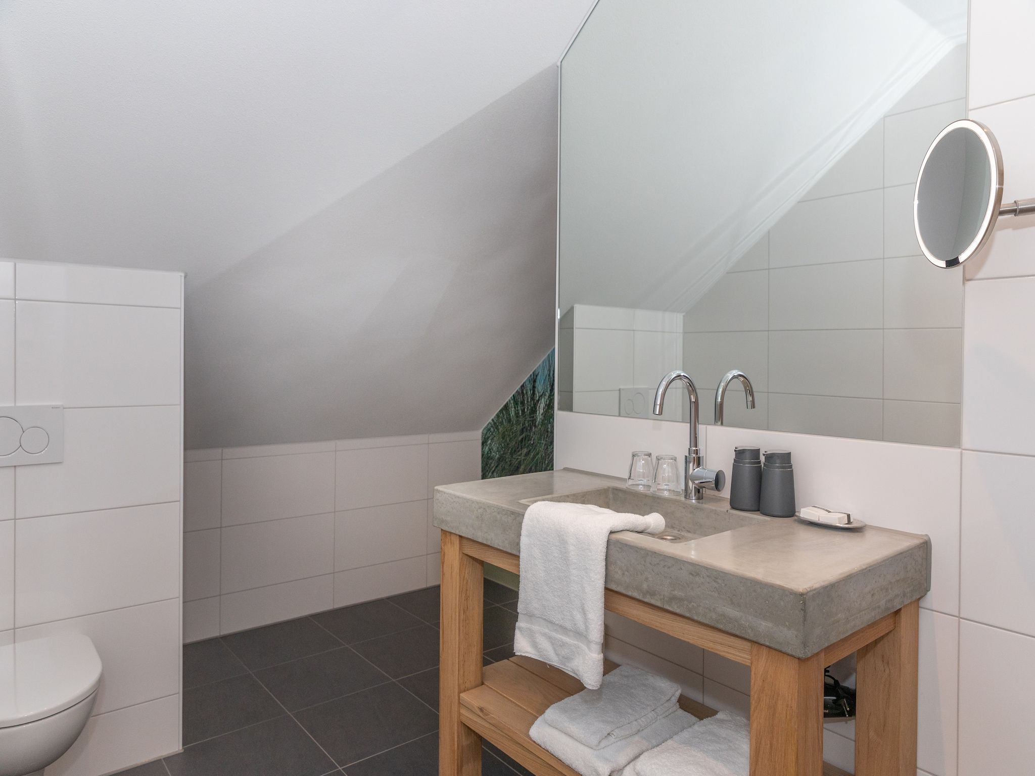 De badkamer van Duynweelde Texel in Den Burg