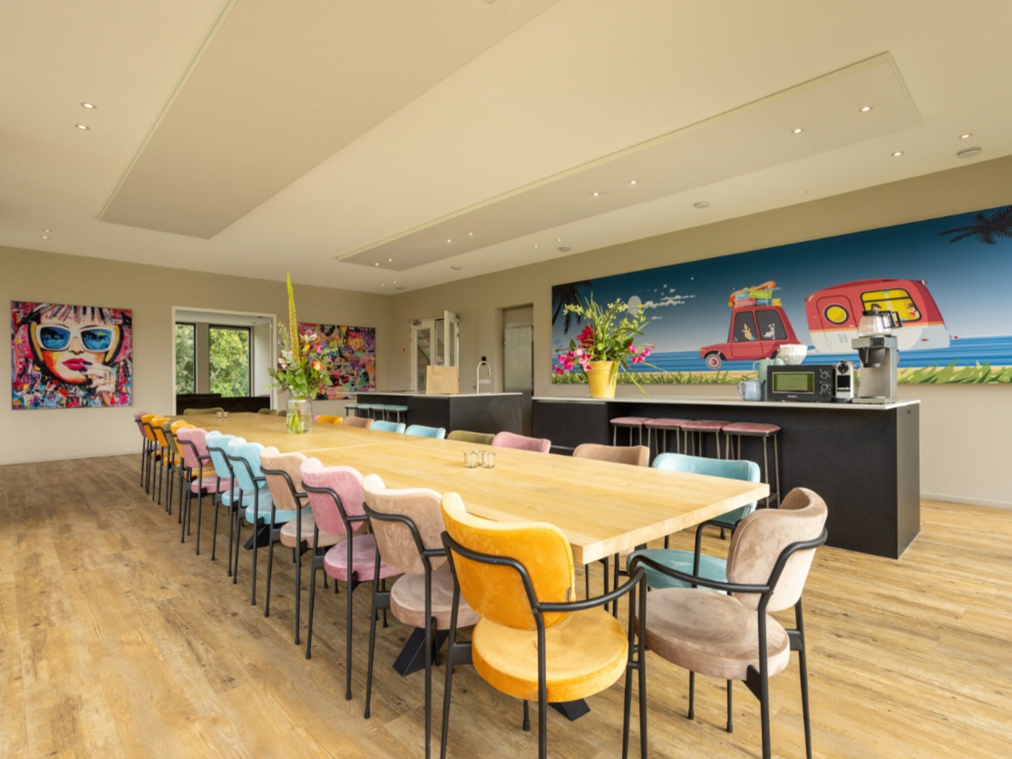 De eetkamer van Het Heerlijcke Huis in Aalten