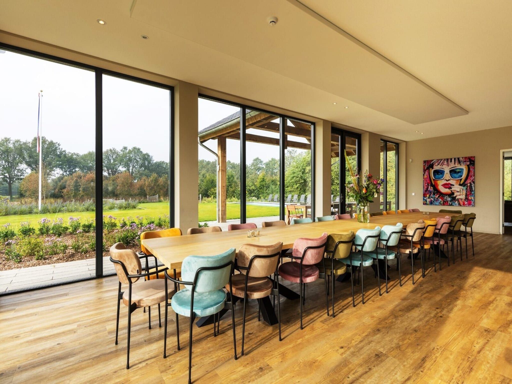 De eetkamer van Het Heerlijcke Huis in Aalten