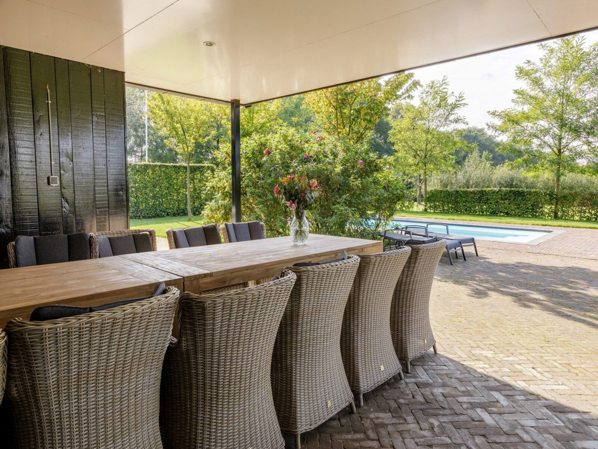 Het terras van Landhuis Aalten in Aalten