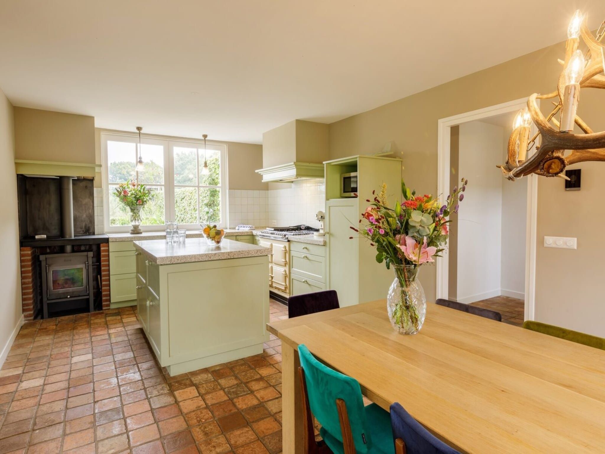 De eetkamer van Landhuis Aalten in Aalten