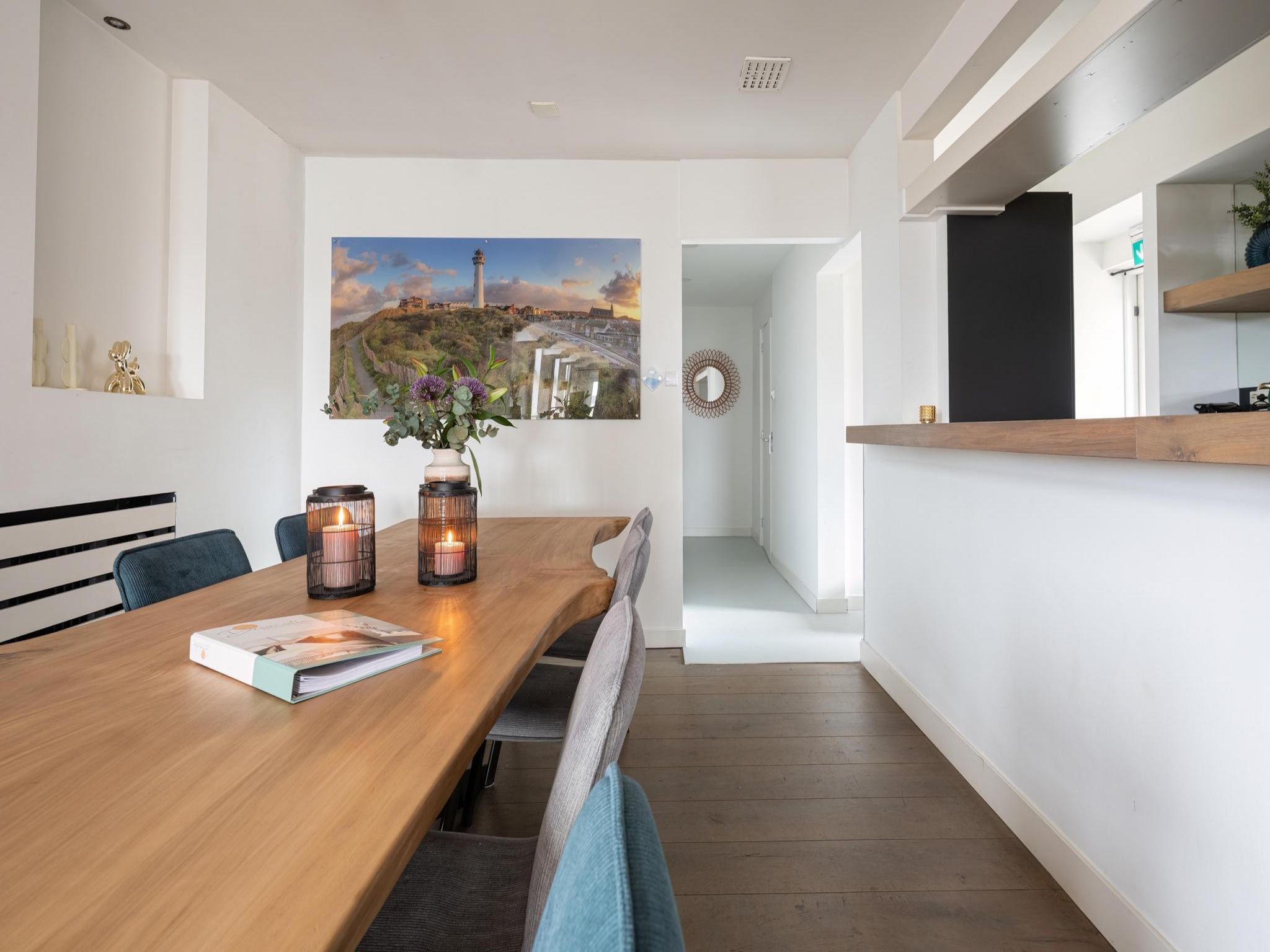 De eetkamer van Tussen Duin en Strand in Egmond aan den Hoef