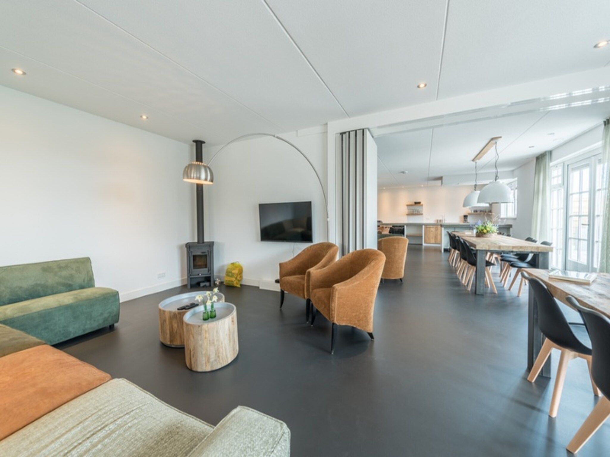 De woonkamer van Waddenweelde Texel in Den Burg