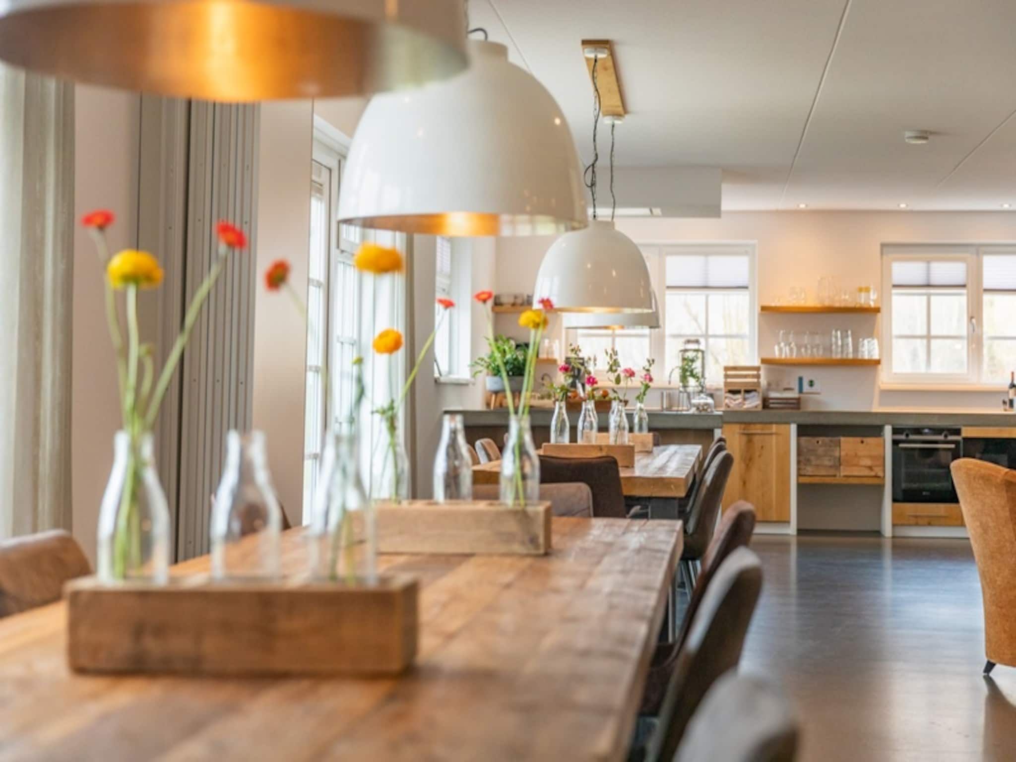 De eetkamer van Waddenweelde Texel in Den Burg