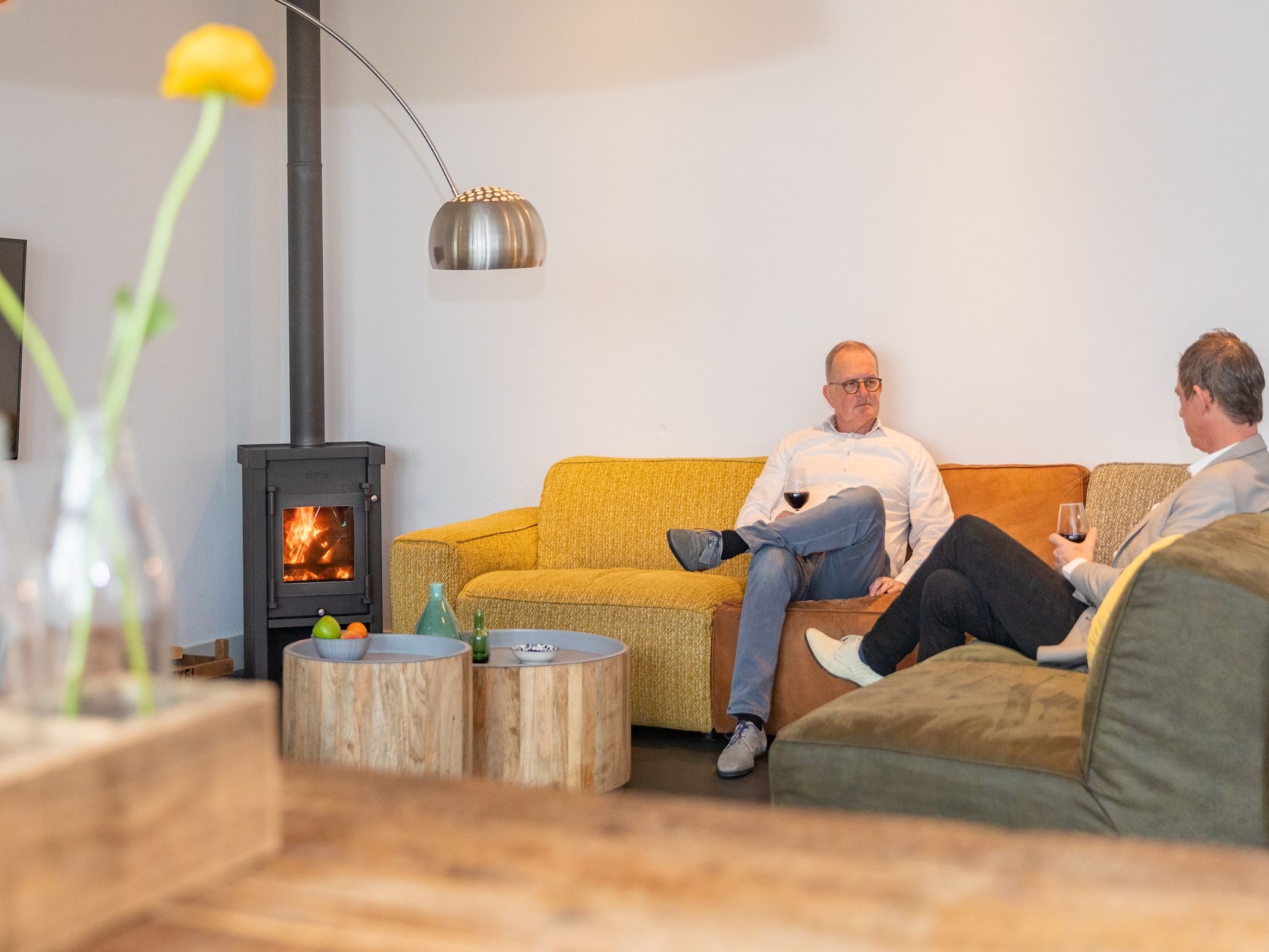 De woonkamer van Waddenweelde Texel in Den Burg