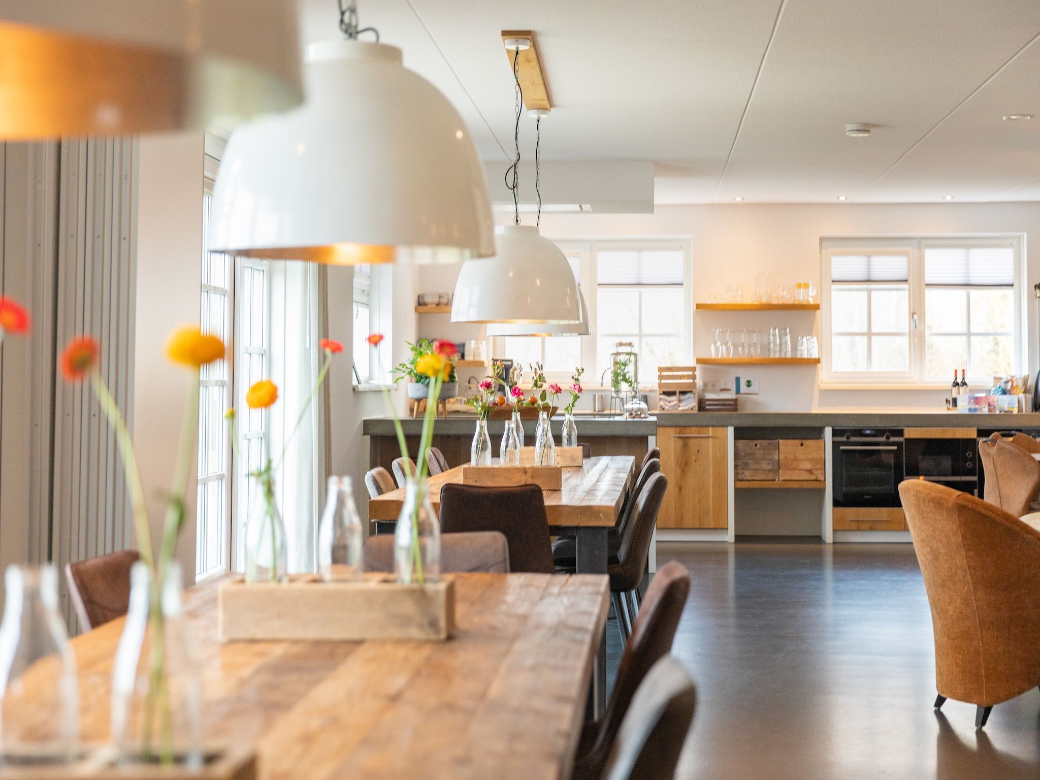 De eetkamer van Waddenweelde Texel in Den Burg