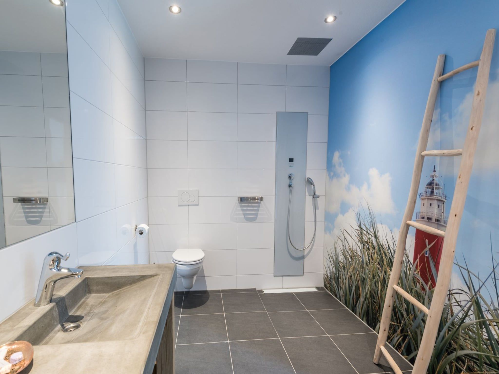 De badkamer van Waddenweelde Texel in Den Burg