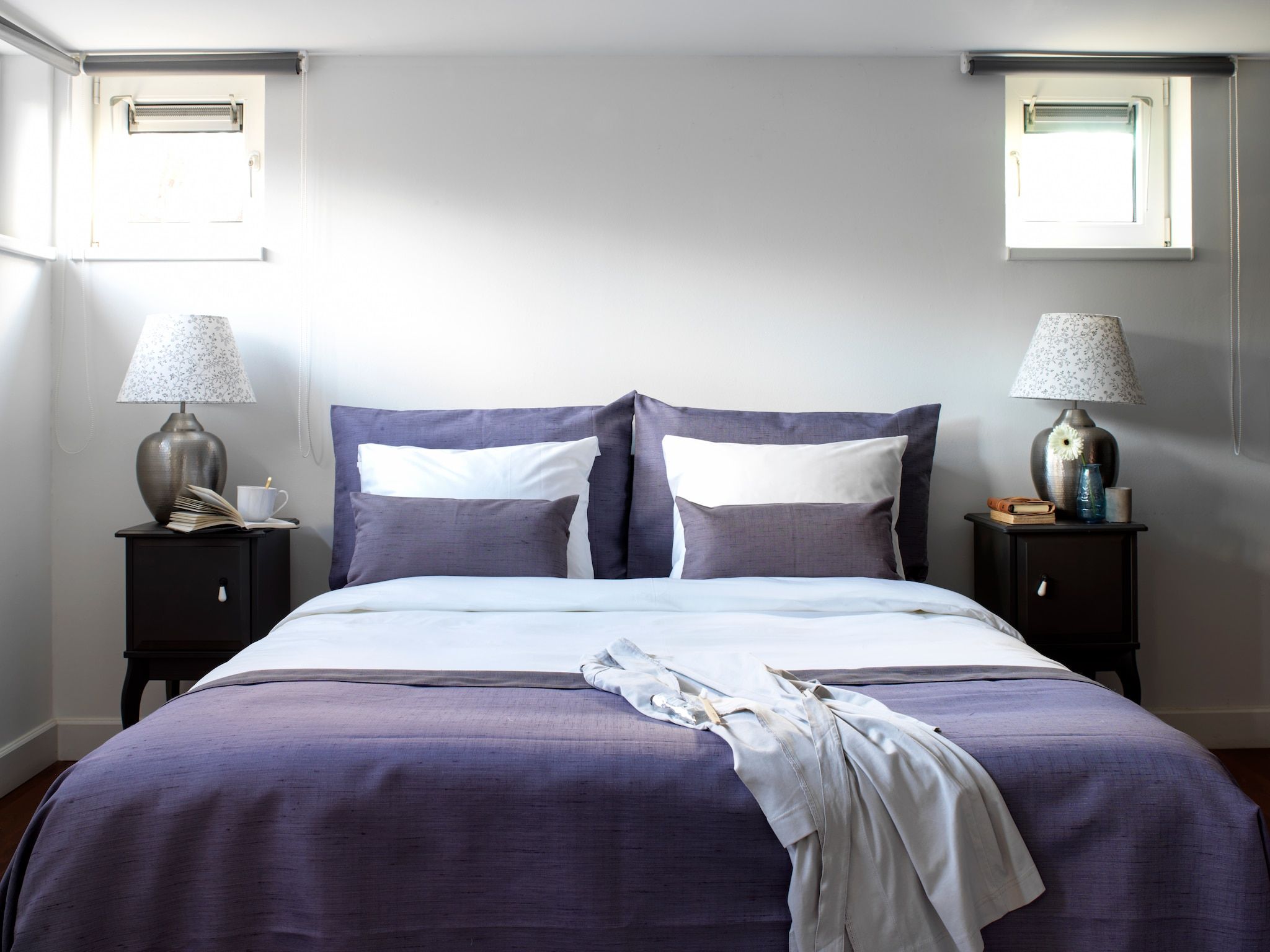 Een slaapkamer van Watervilla in Loosdrecht