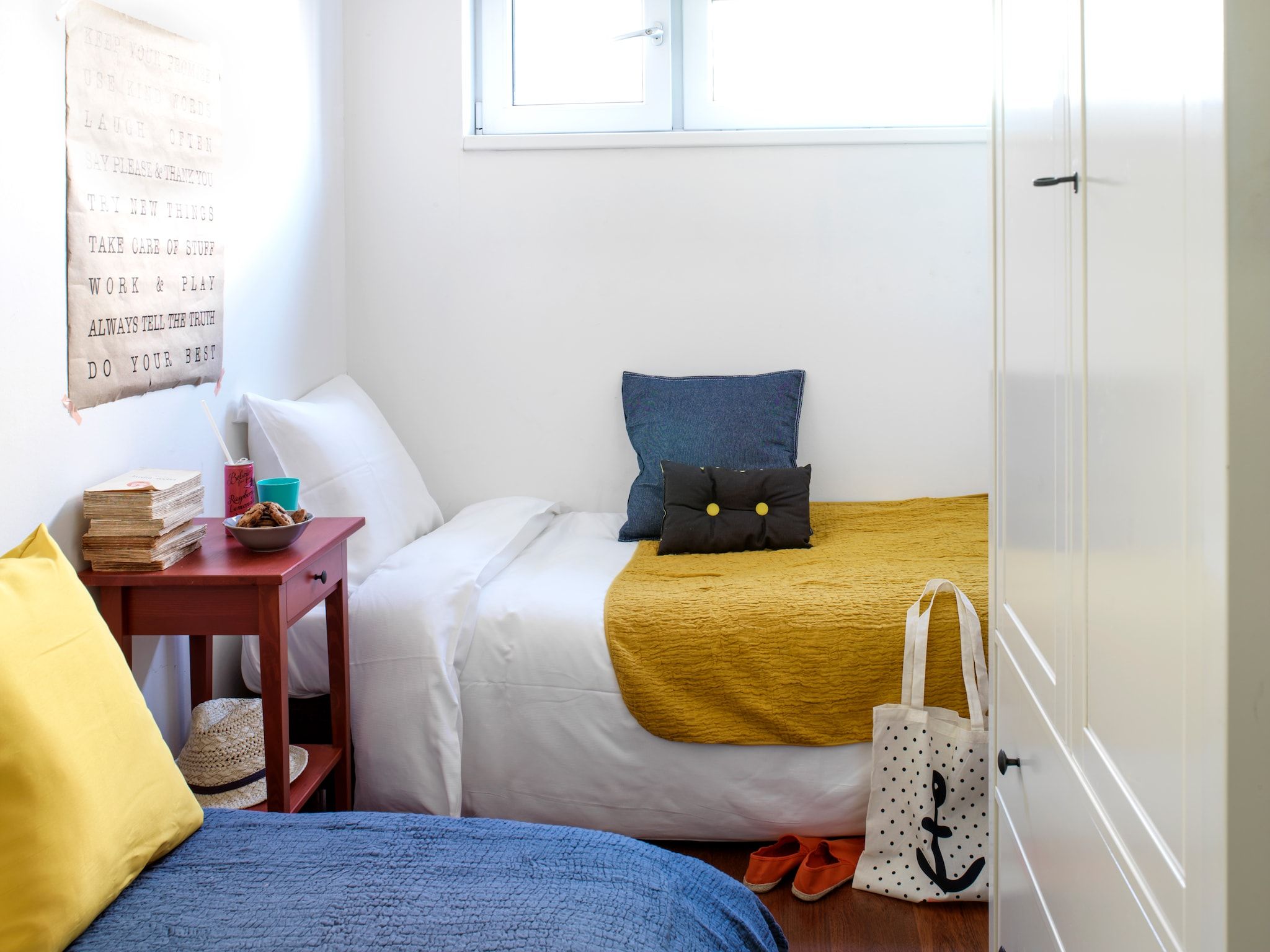 Een slaapkamer van Watervilla in Loosdrecht