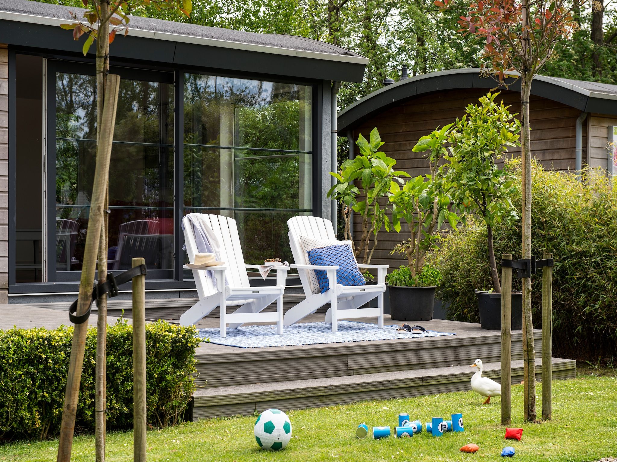 Het terras van Watervilla in Loosdrecht