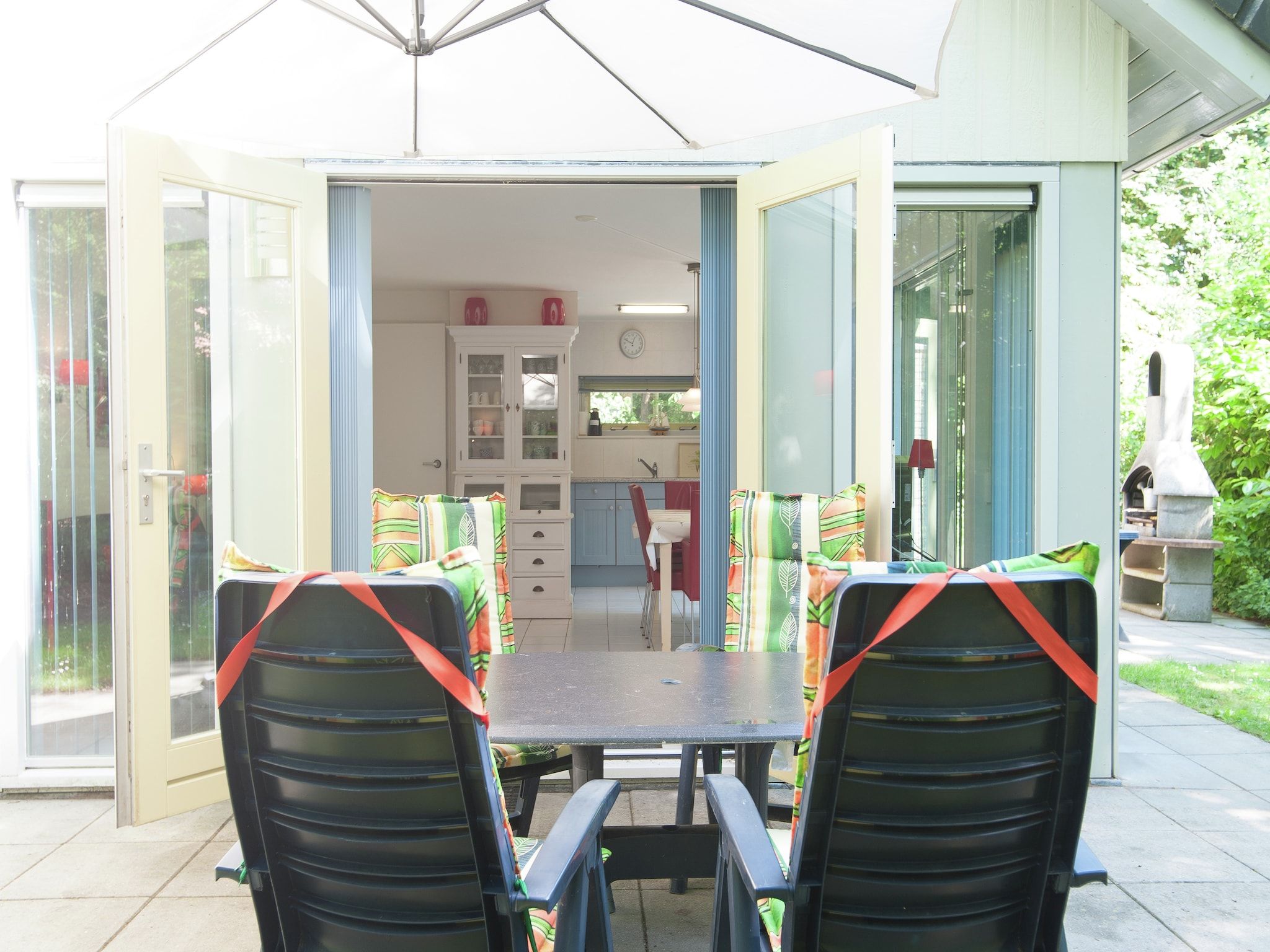 Het terras van De Meerkoet in Oudemirdum