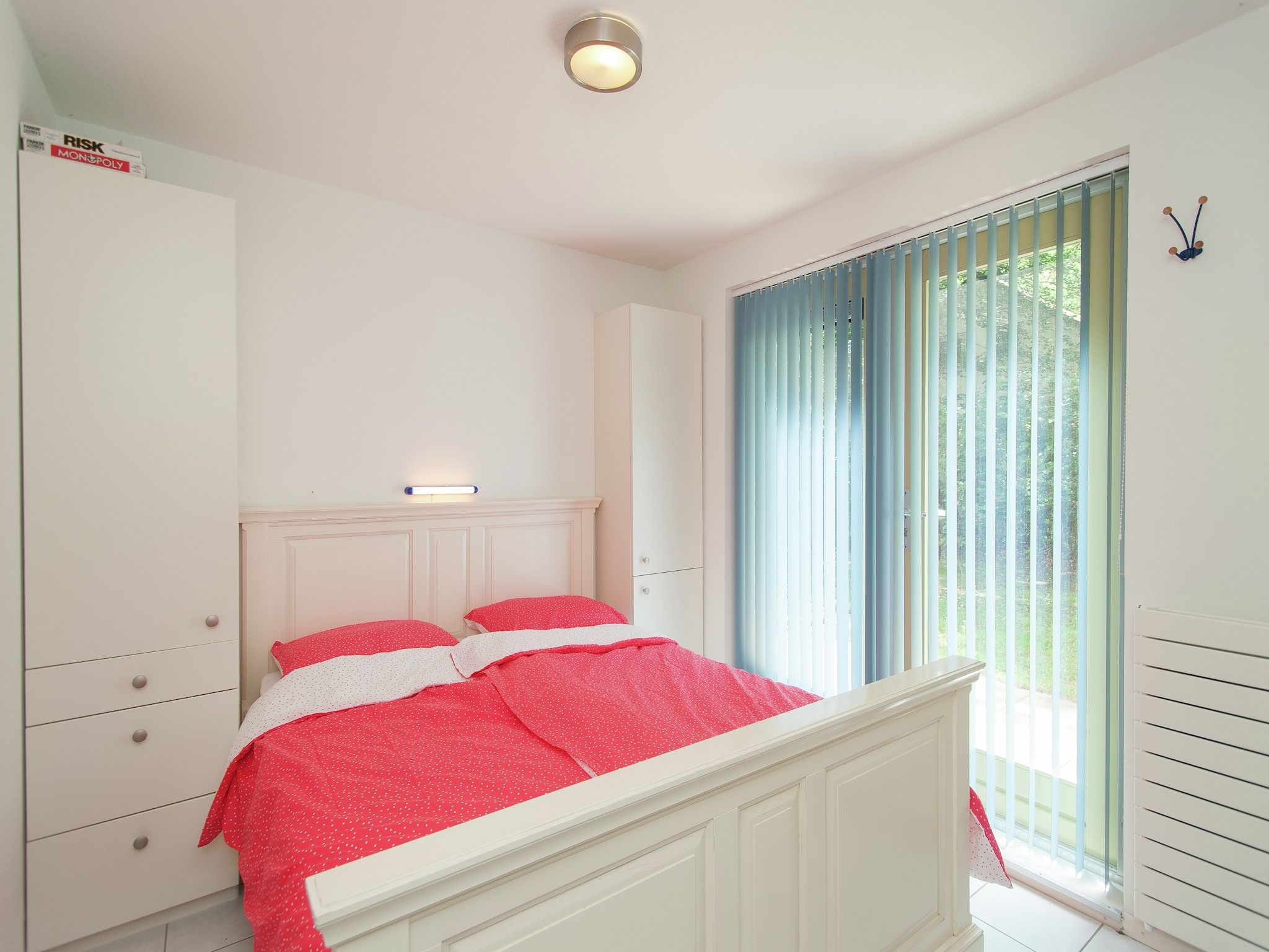 Een slaapkamer van De Meerkoet in Oudemirdum