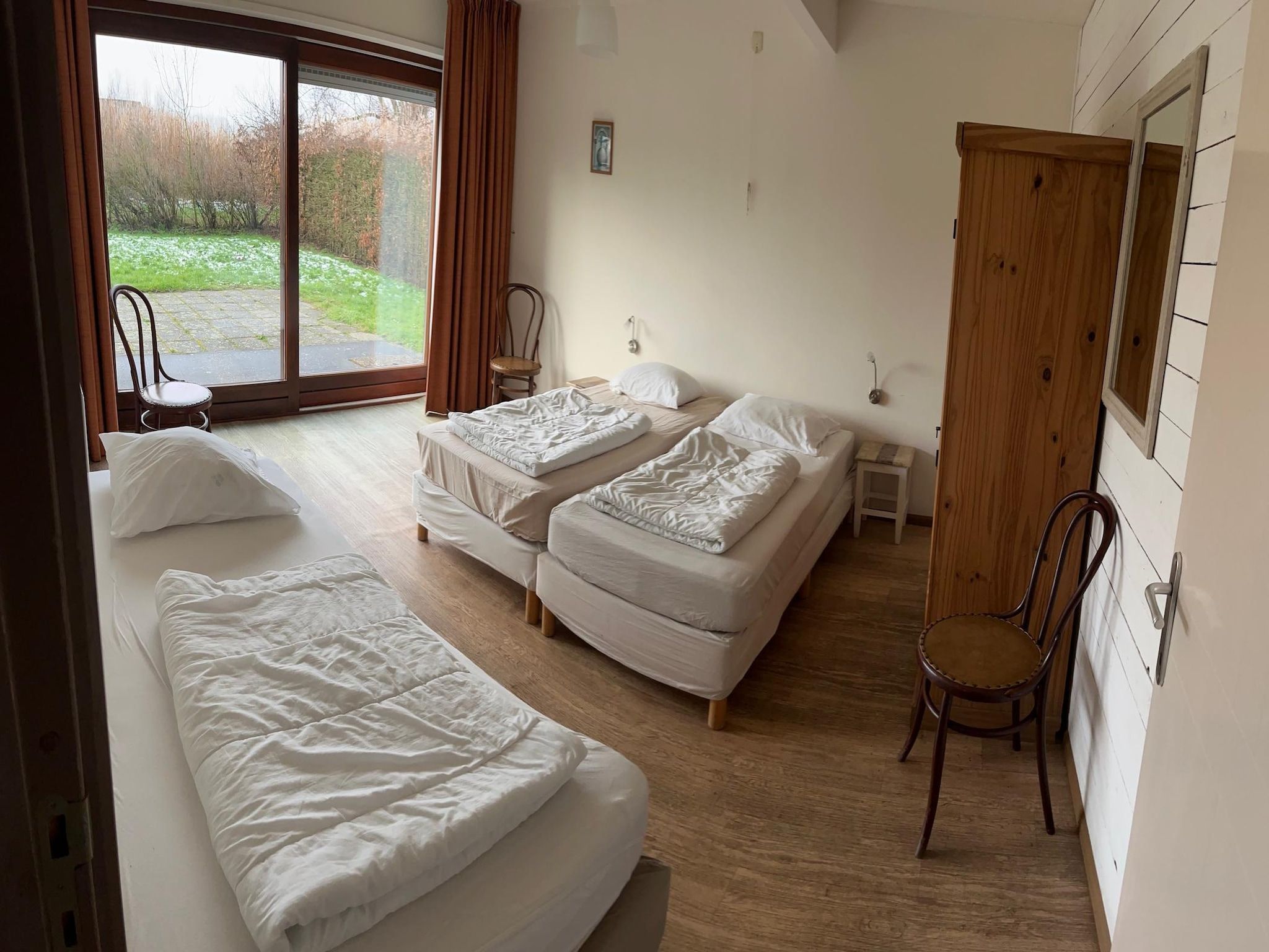 Een slaapkamer van Appartement De Hooizolder in Eede