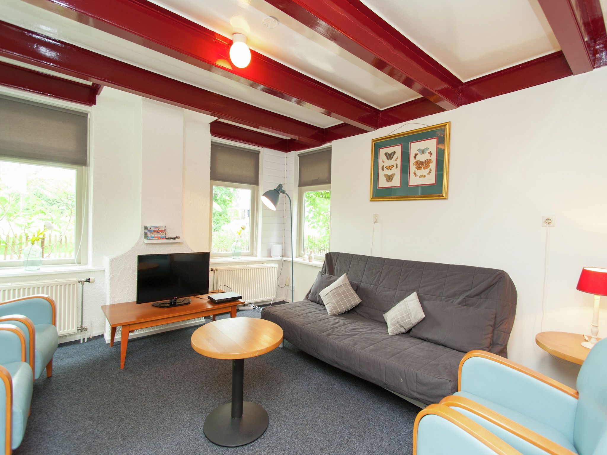 De woonkamer van Haulervaart in Waskemeer