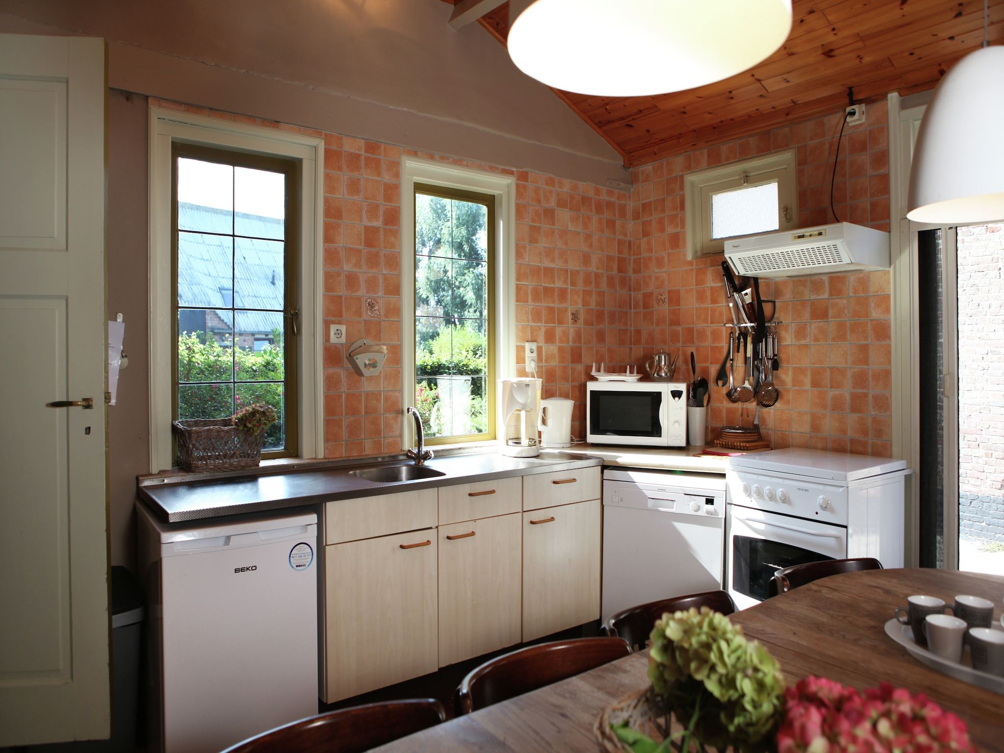 De keuken van De Biezenpolder 't Groothuus in Eede