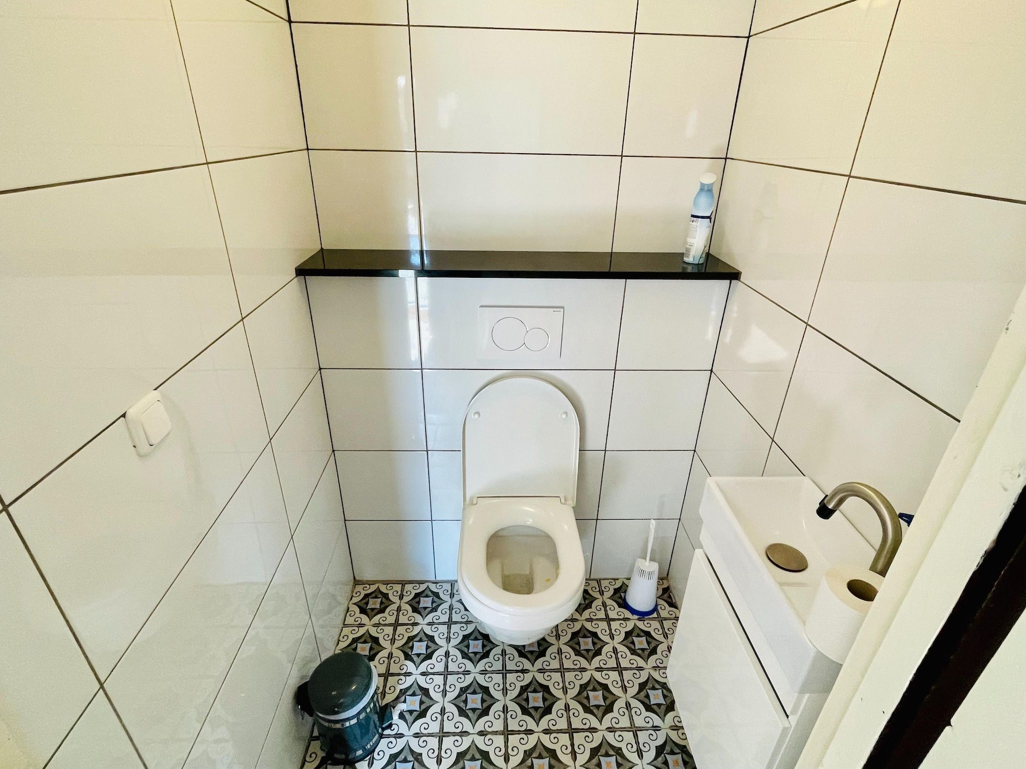 De badkamer van Los Elefantes in Sint Joost