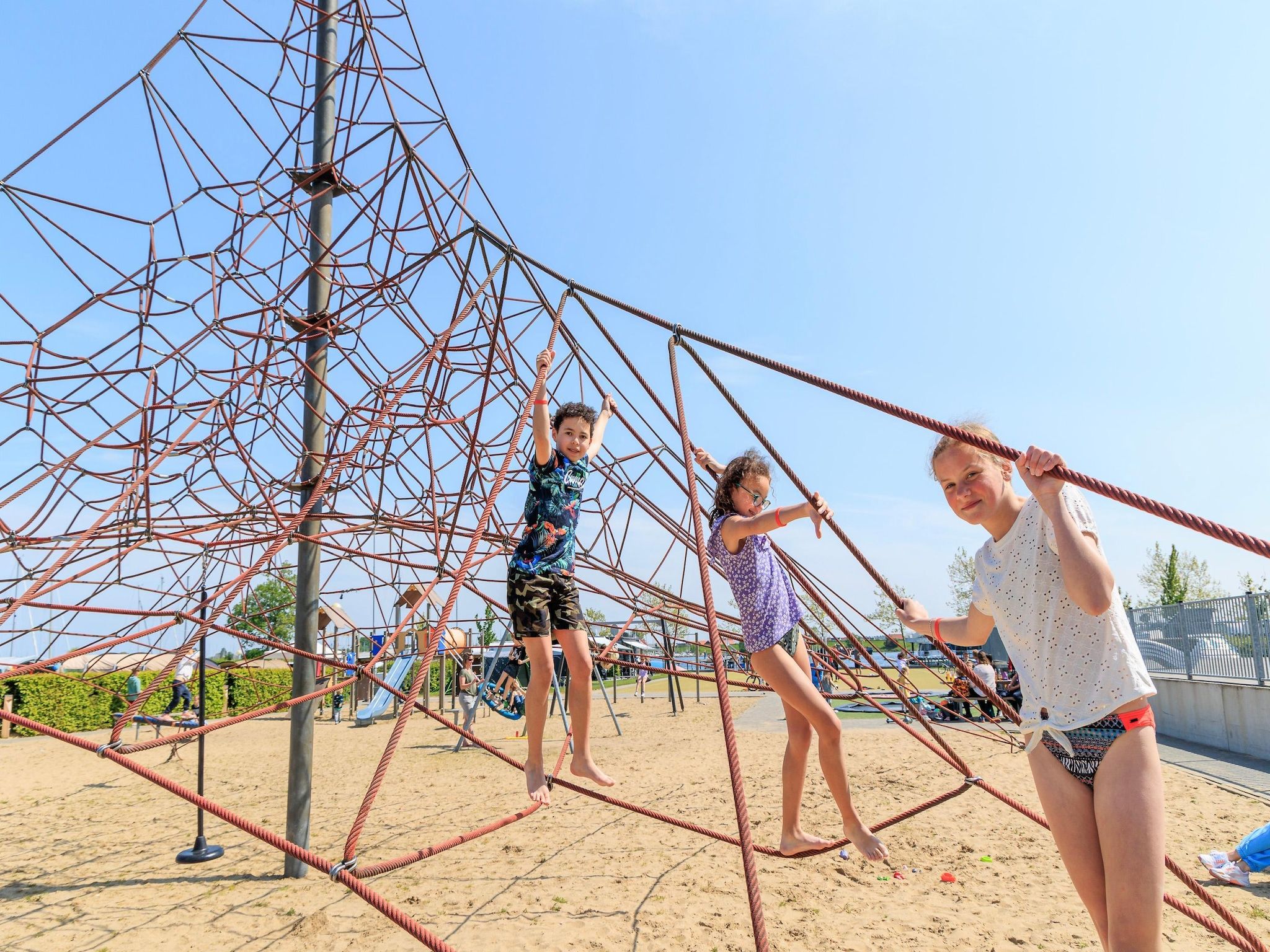 Parkfaciliteiten bij Villapark de Paardekreek 6 in Kortgene