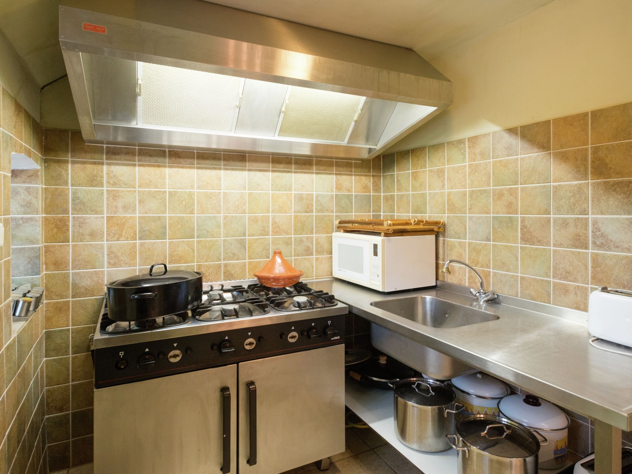 De keuken van De Eekhorst in Balkbrug