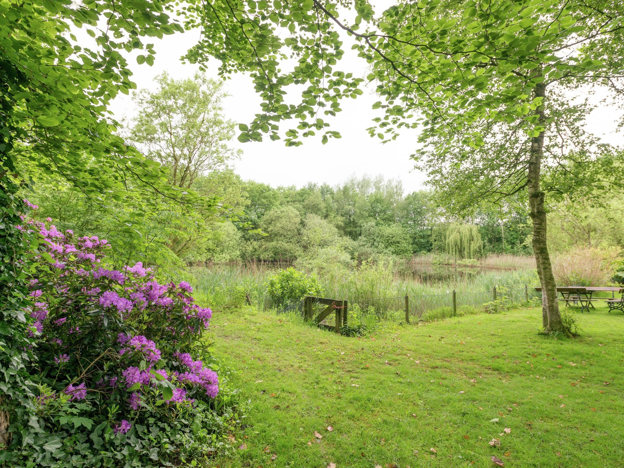 De tuin van De Eekhorst in Balkbrug