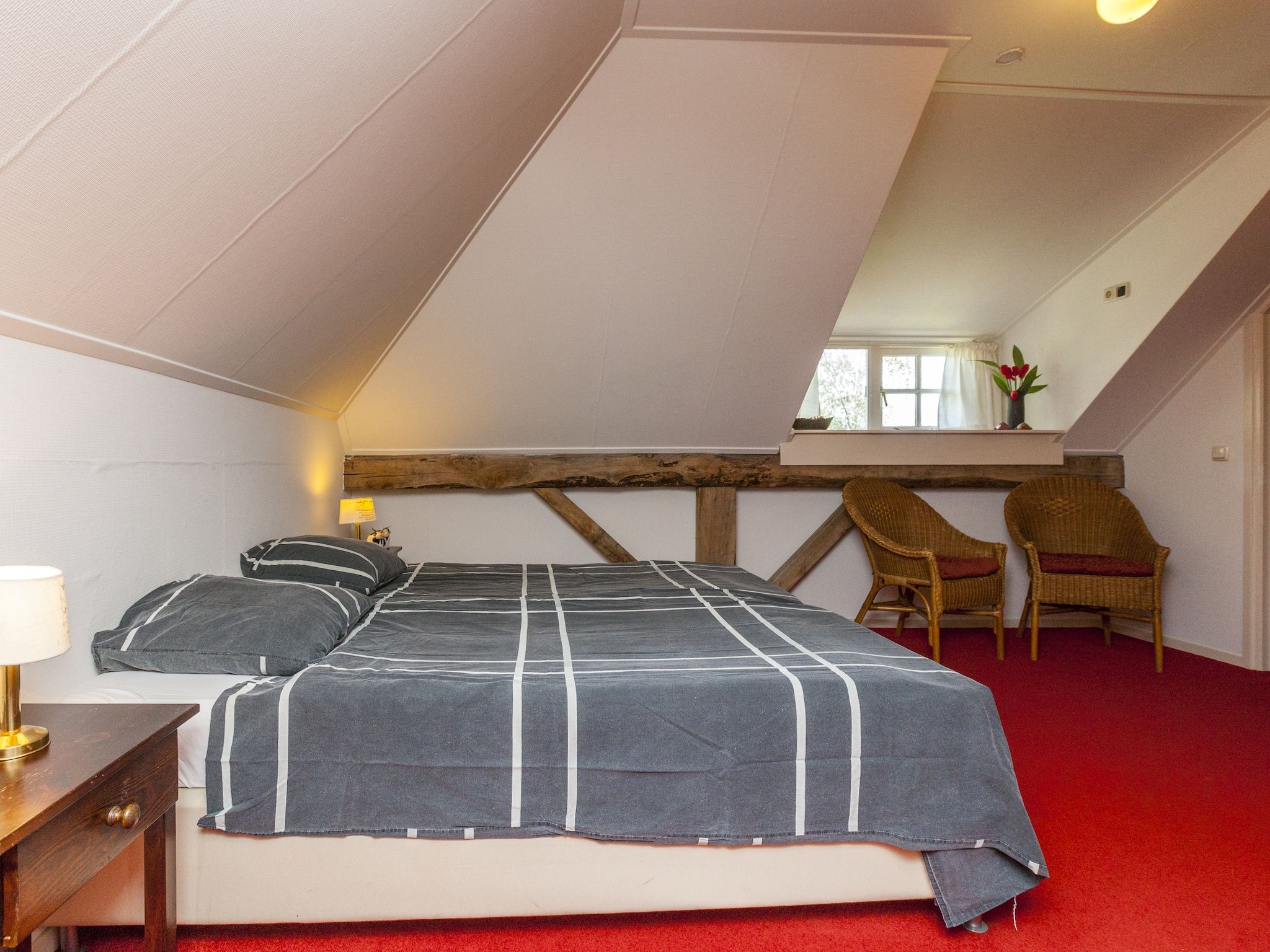 Een slaapkamer van De Hytte in Balkbrug