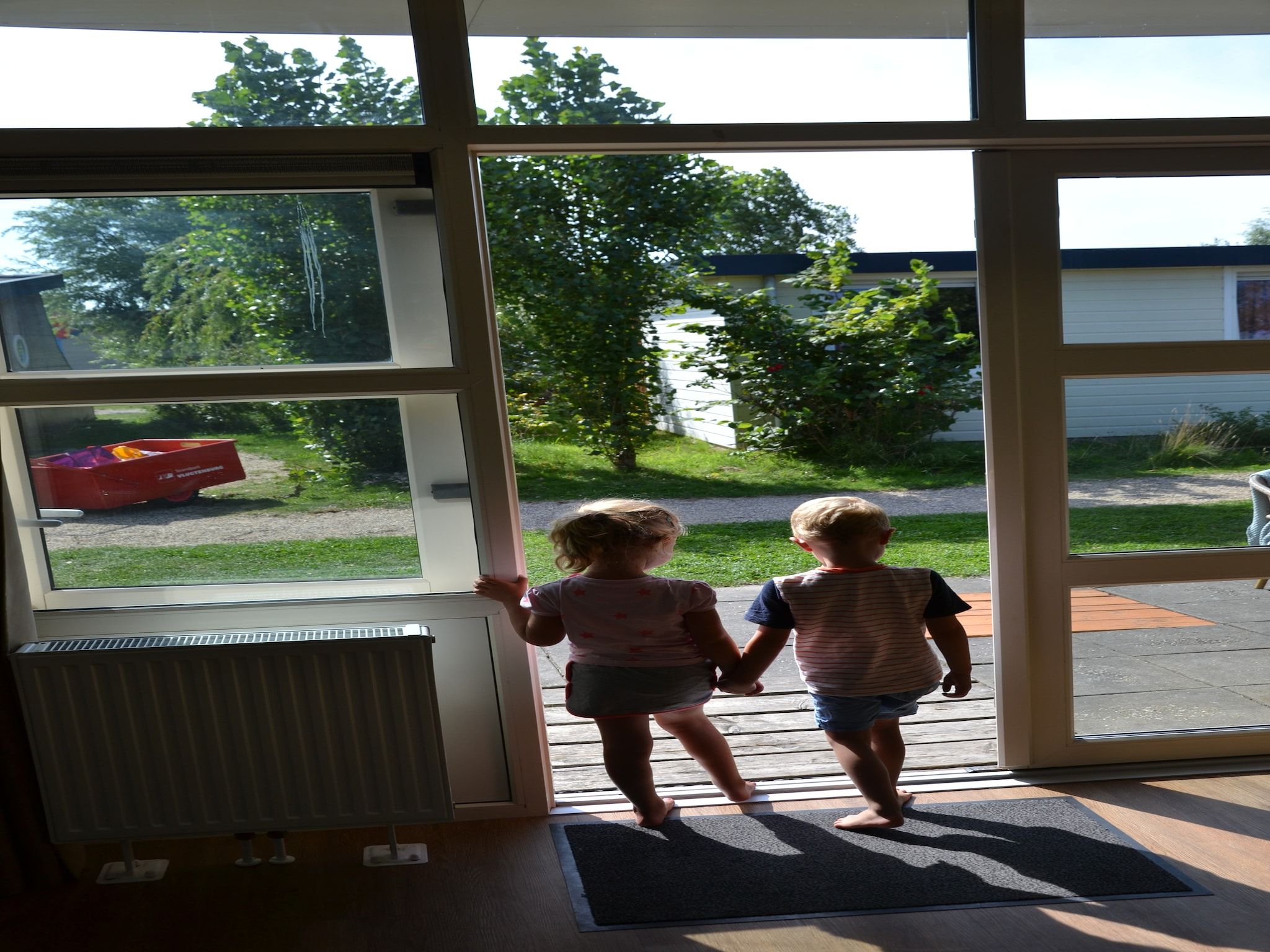 De woonkamer van Strandpark Vlugtenburg 5 in 's-Gravenzande
