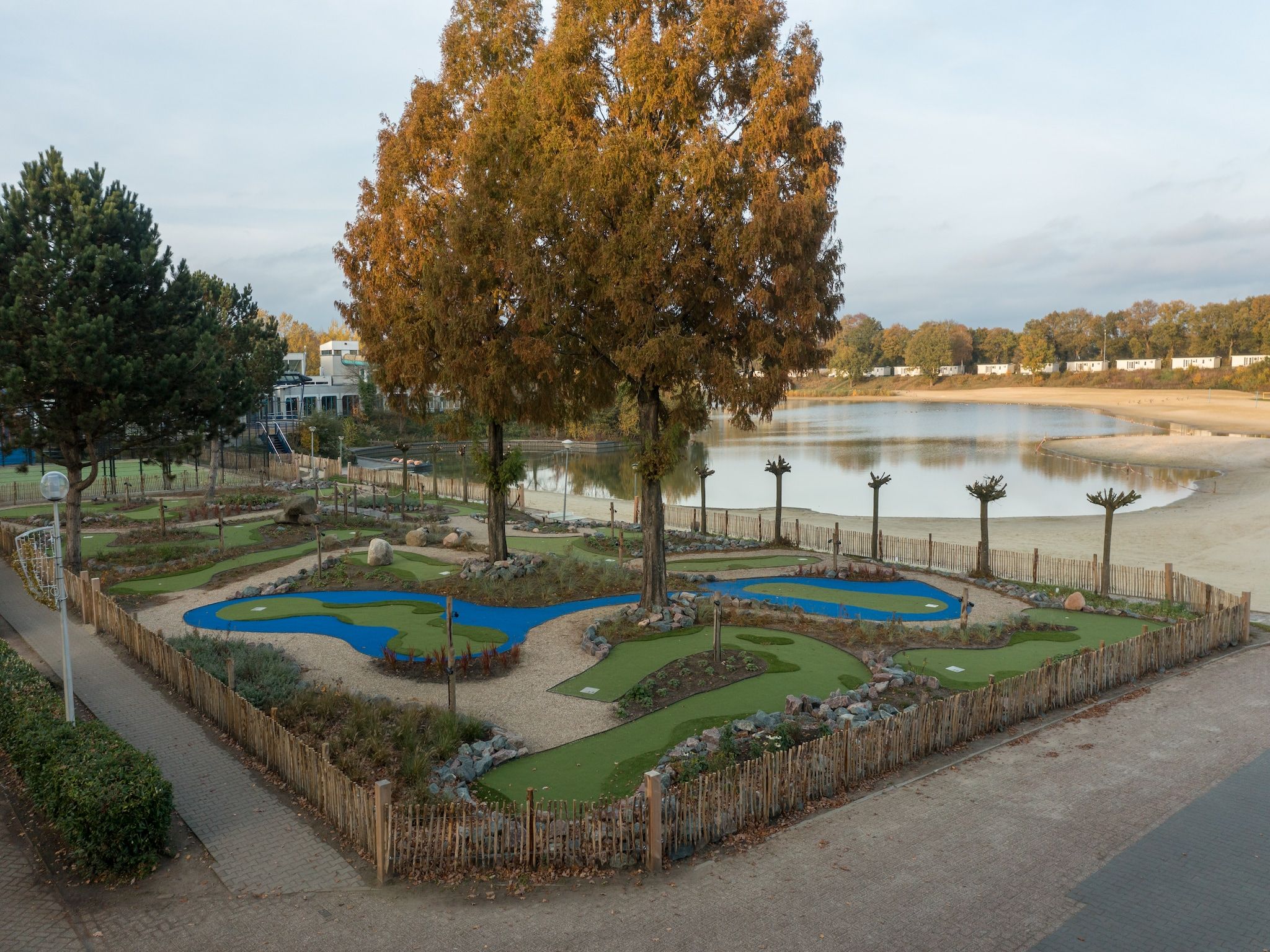 Parkfaciliteiten bij Vakantiepark Hunzedal 6 in Borger