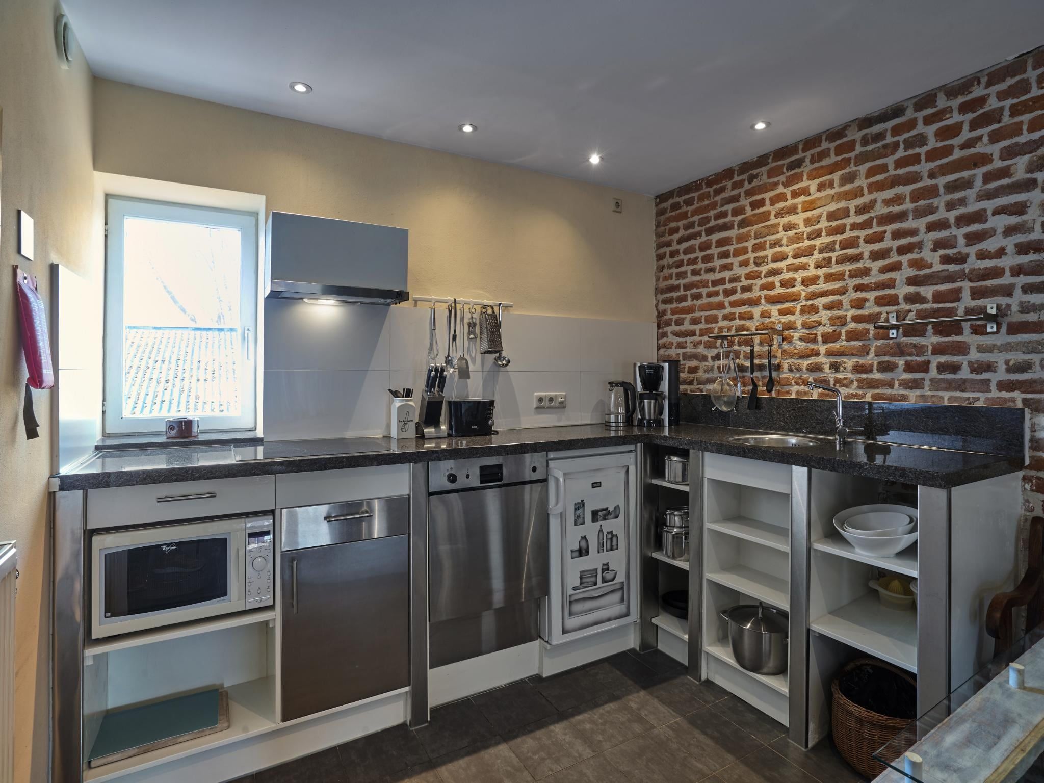 De keuken van Meschermolen 10 in Mesch-Eijsden