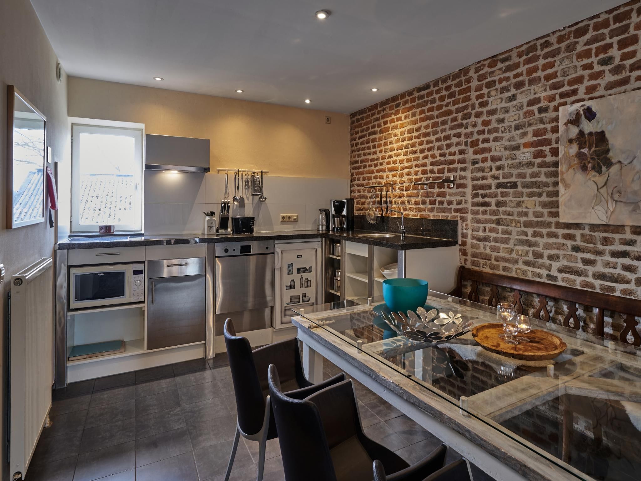 De keuken van Meschermolen 10 in Mesch-Eijsden