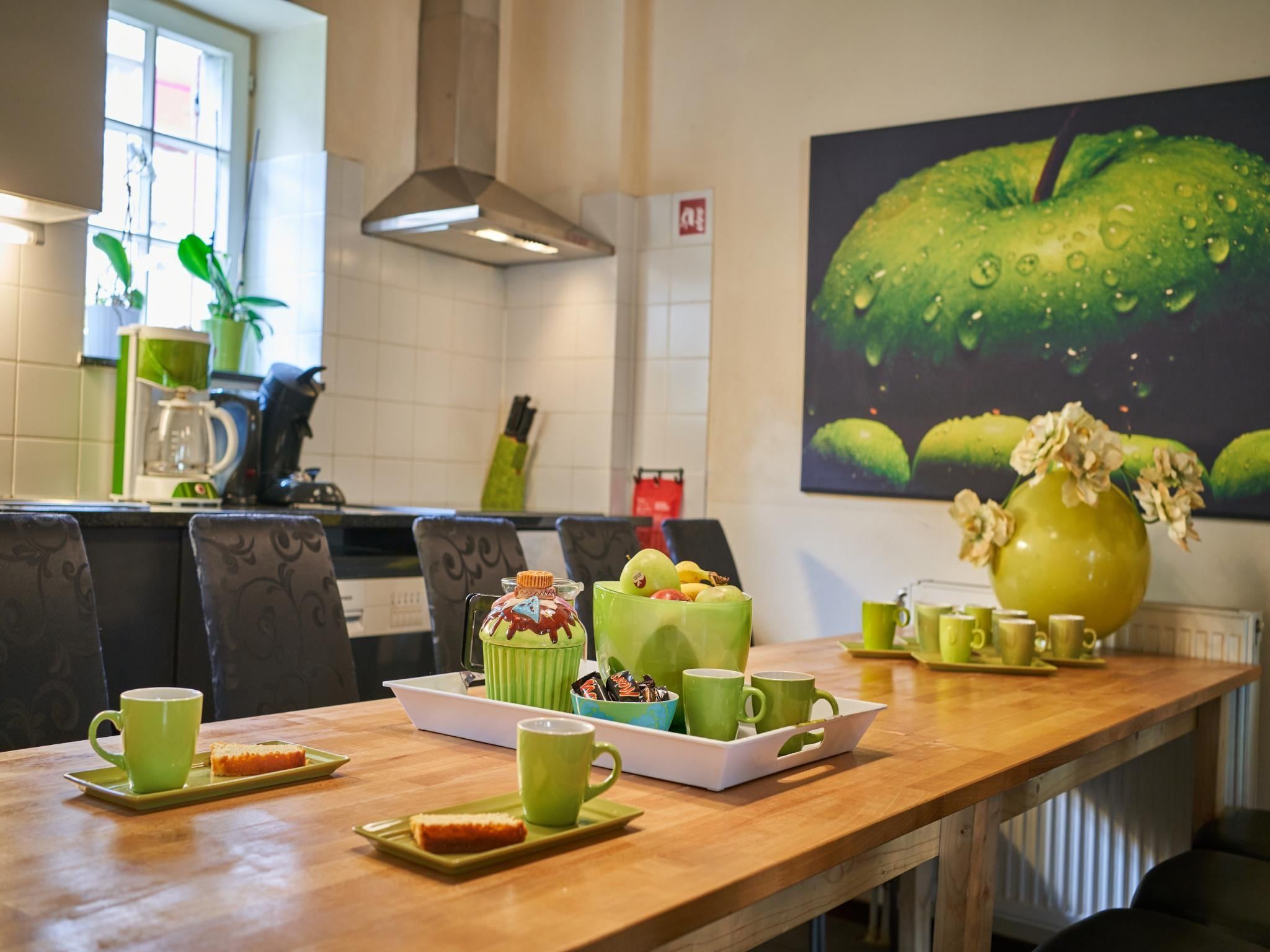 De eetkamer van Meschermolen 6 in Mesch-Eijsden