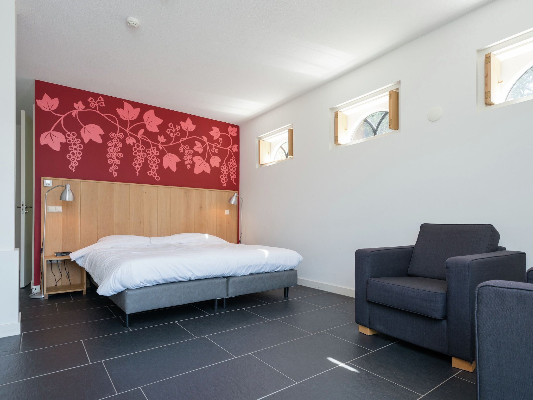 Een slaapkamer van Van Vuure in Zuidoostbeemster