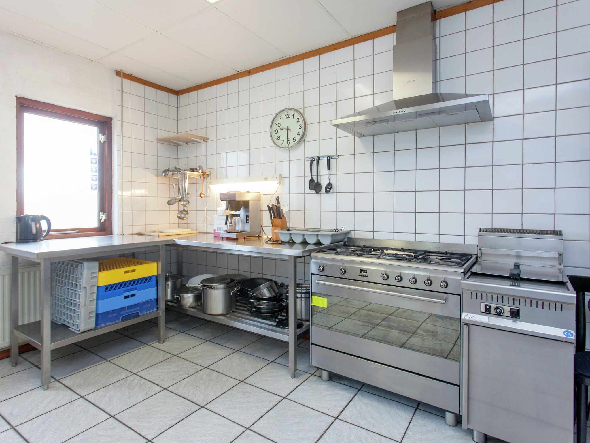 De keuken van De Vakantie boerderij in Holwerd