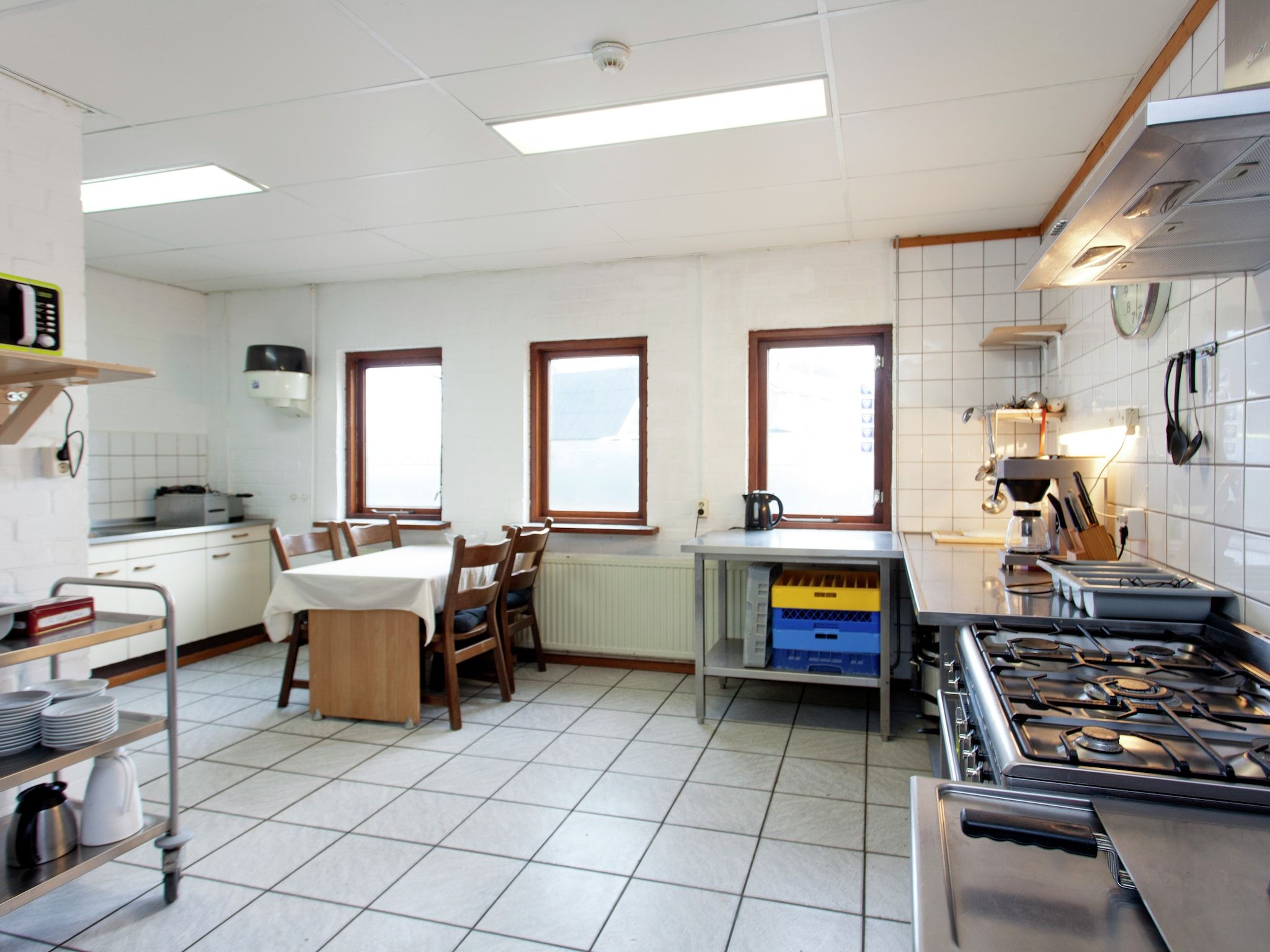 De keuken van De Vakantie boerderij in Holwerd