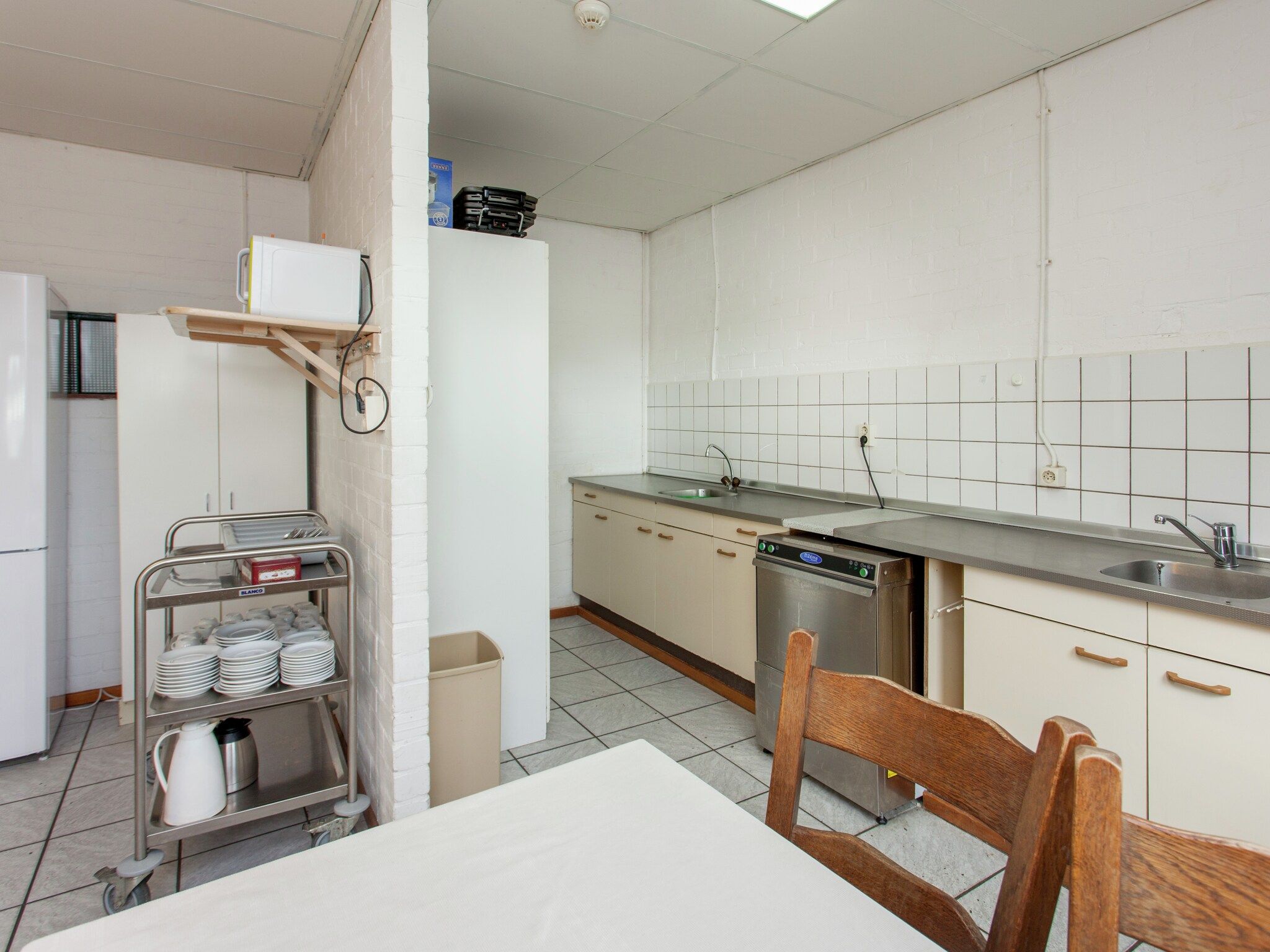 De keuken van De Vakantie boerderij in Holwerd