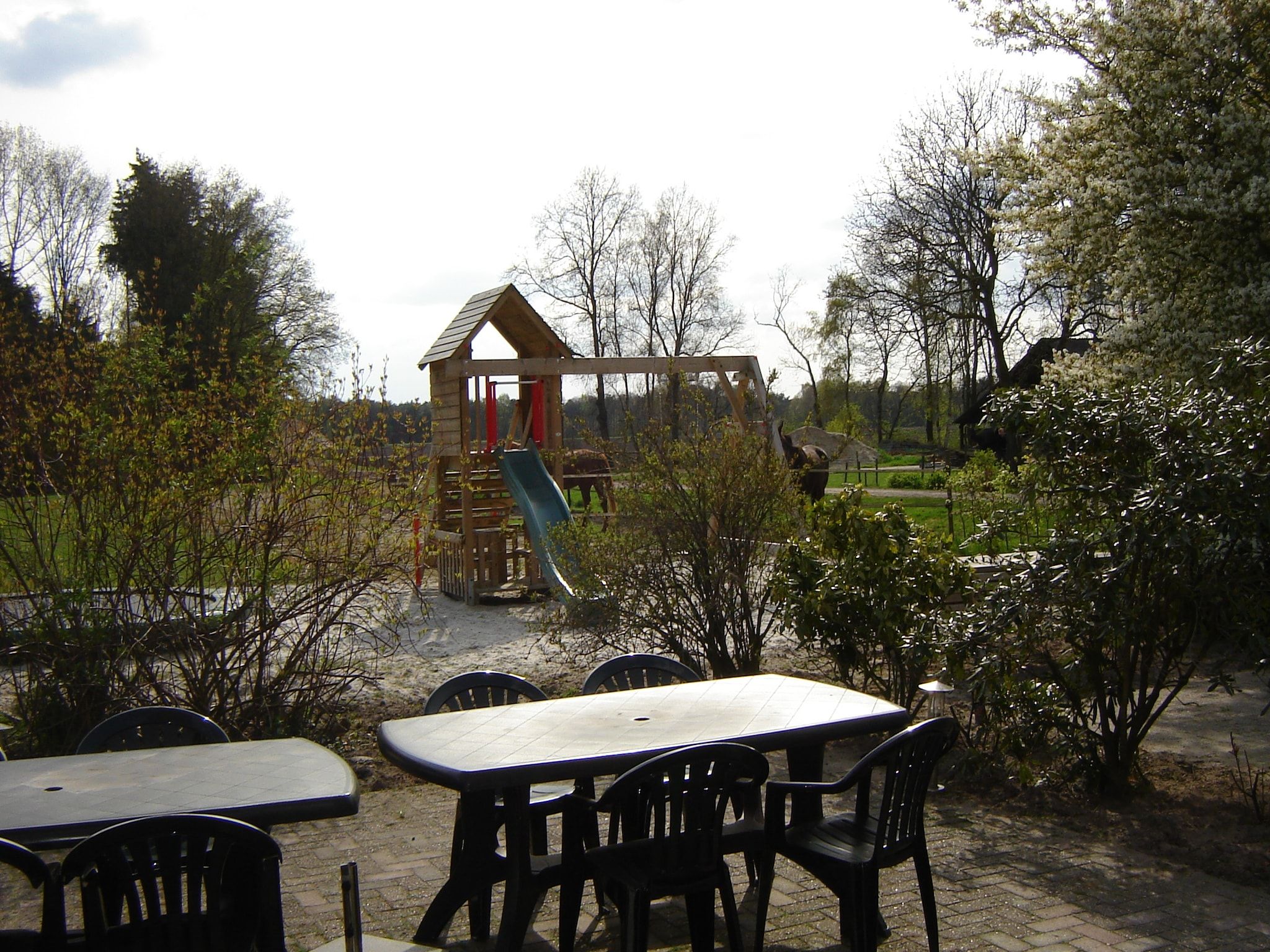 Het terras van de Lansert in Vessem