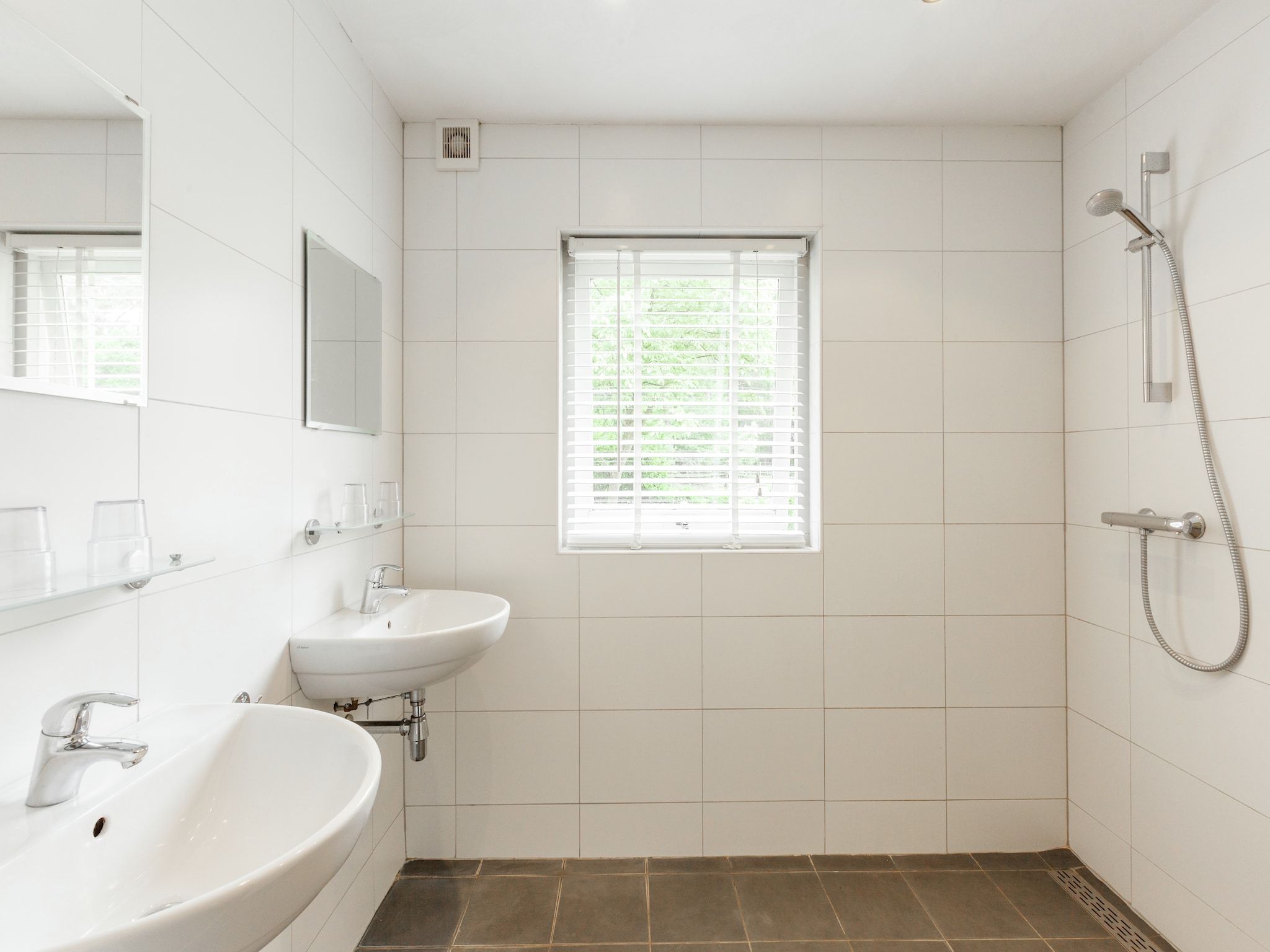 De badkamer van de Lansert in Vessem