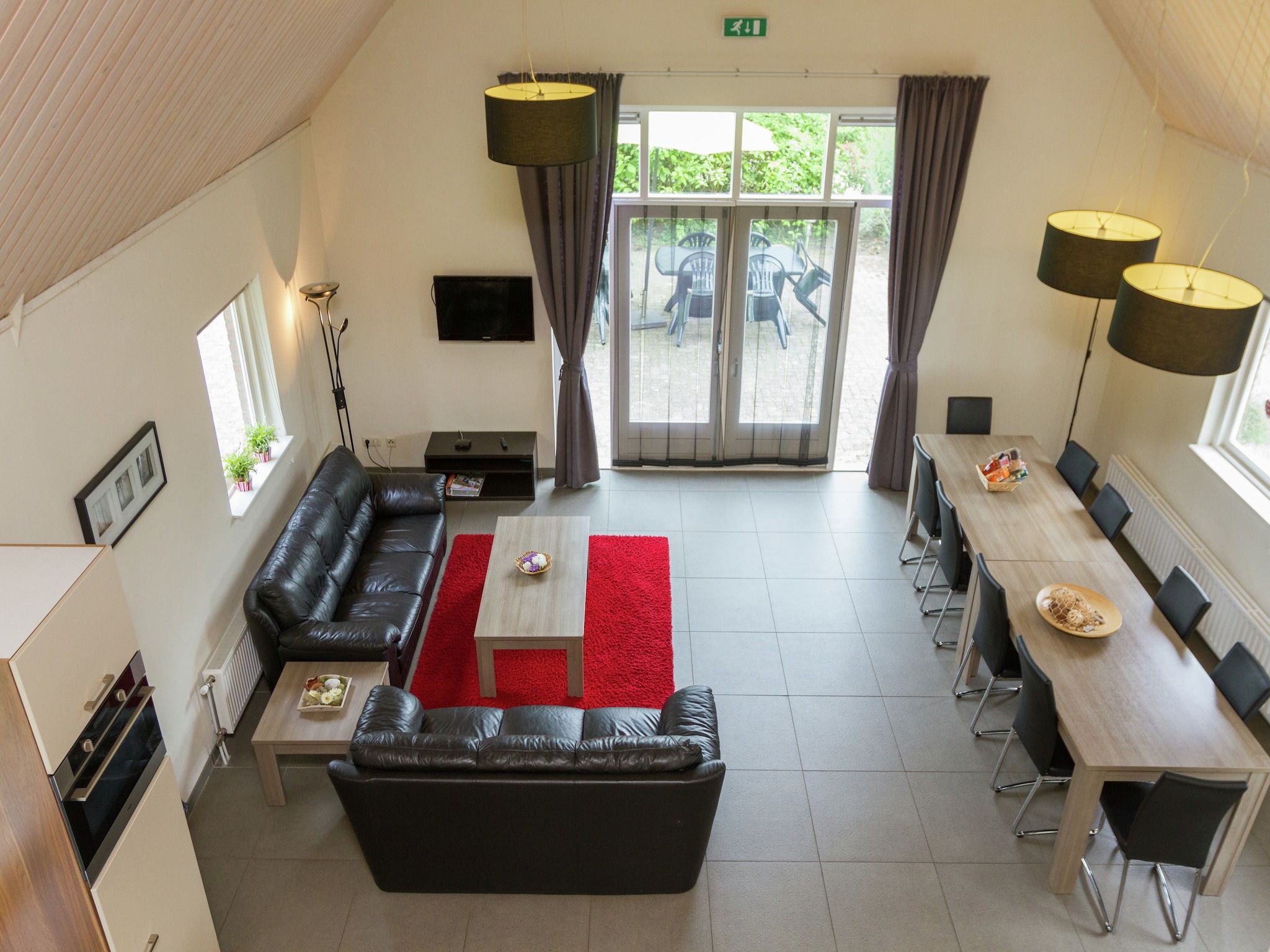 De eetkamer van de Lansert in Vessem