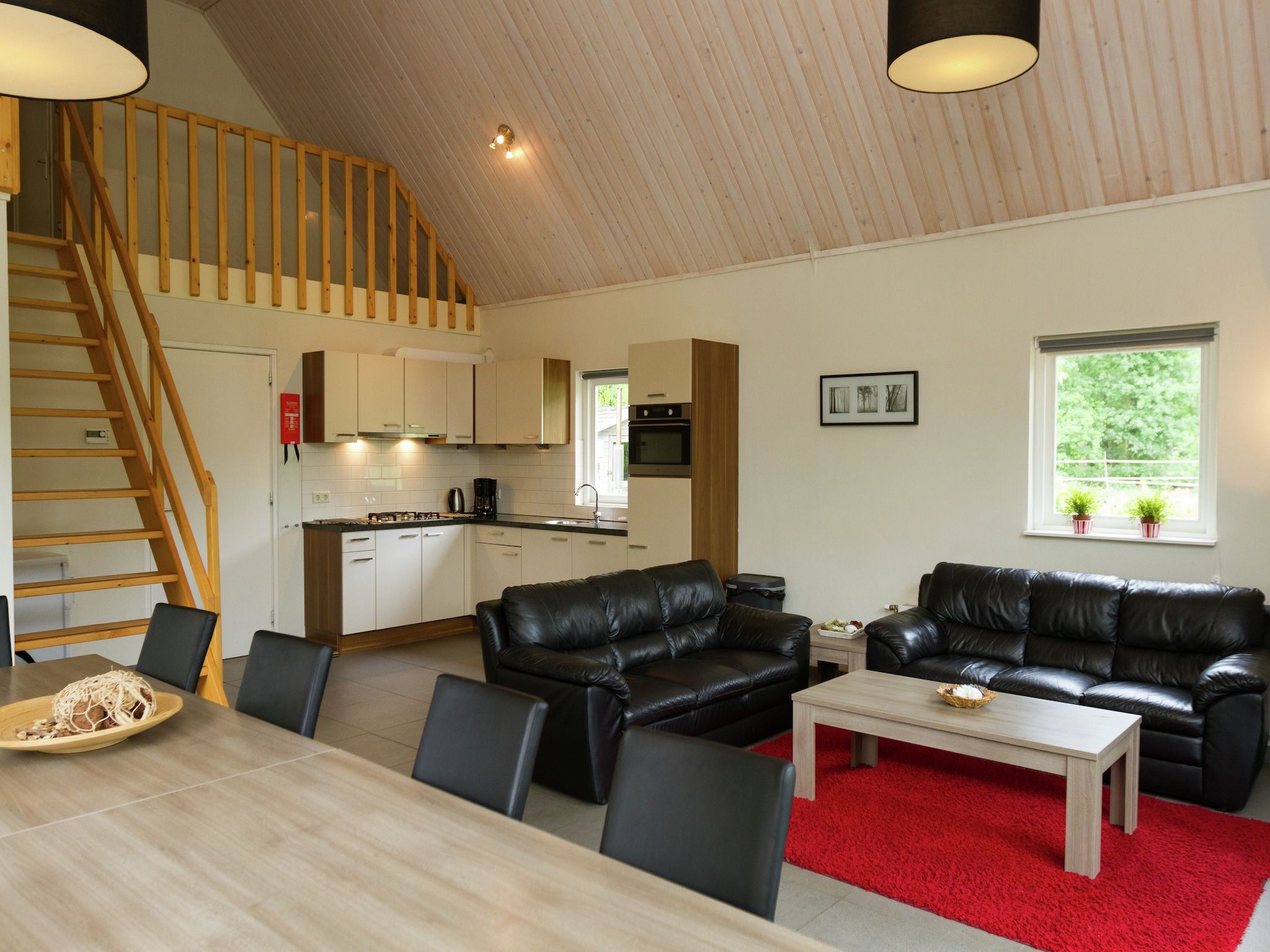 De woonkamer van de Lansert in Vessem